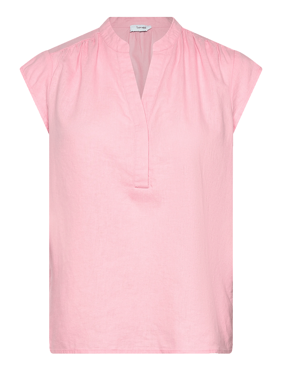 Levete Room - LR-NAJA - kurzärmelige blusen - 4120 rose - 1