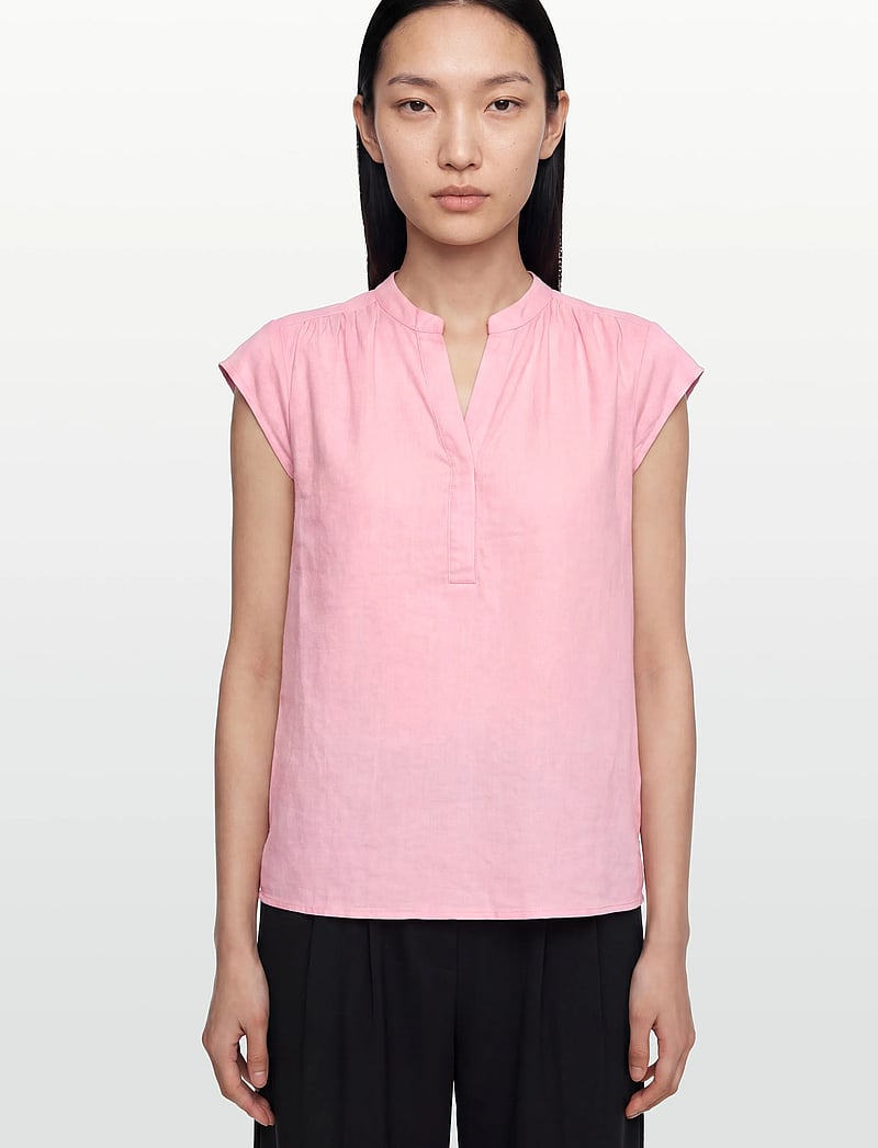 Levete Room - LR-NAJA - kurzämlige blusen - 4120 rose - 3