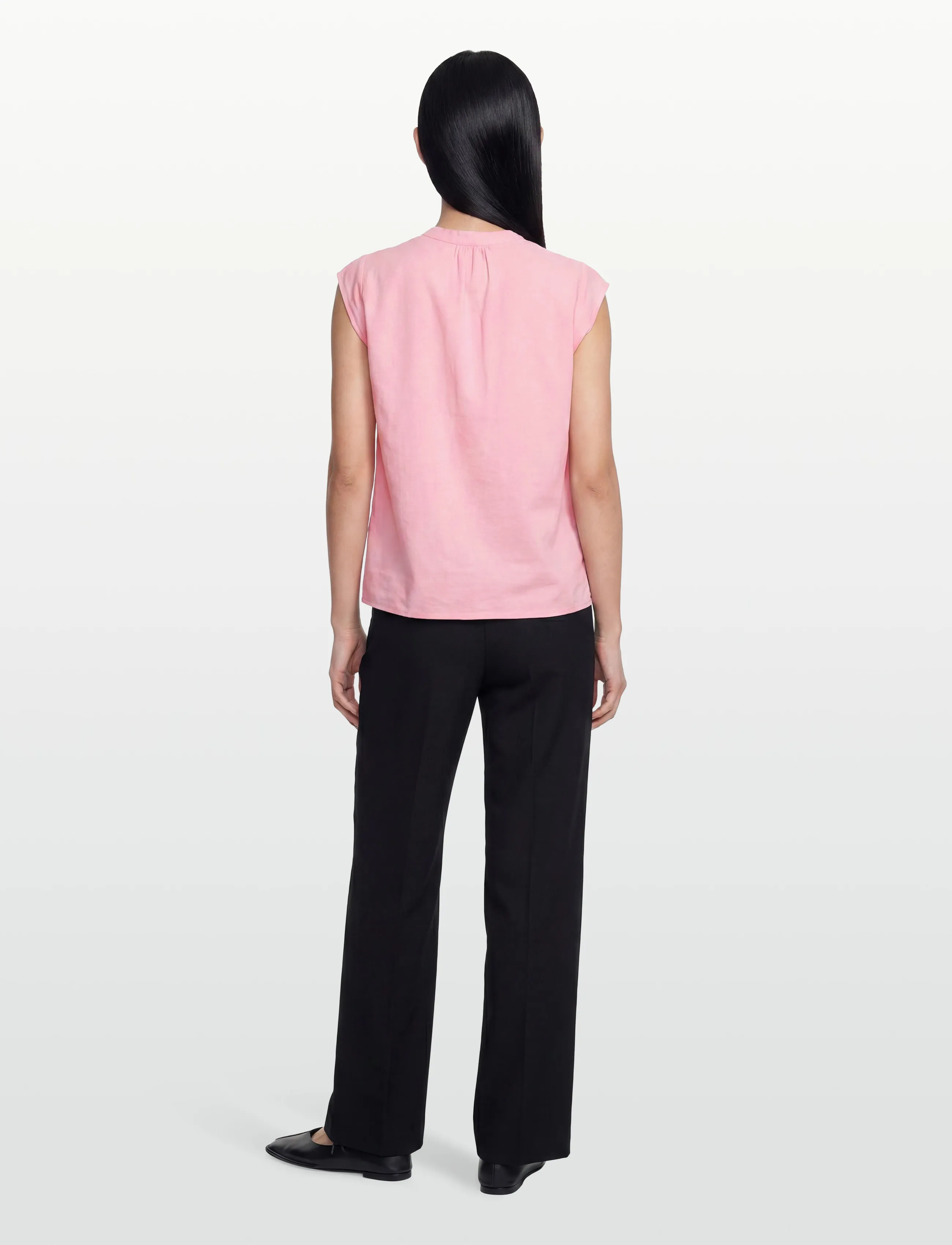 Levete Room - LR-NAJA - kurzärmelige blusen - 4120 rose - 4