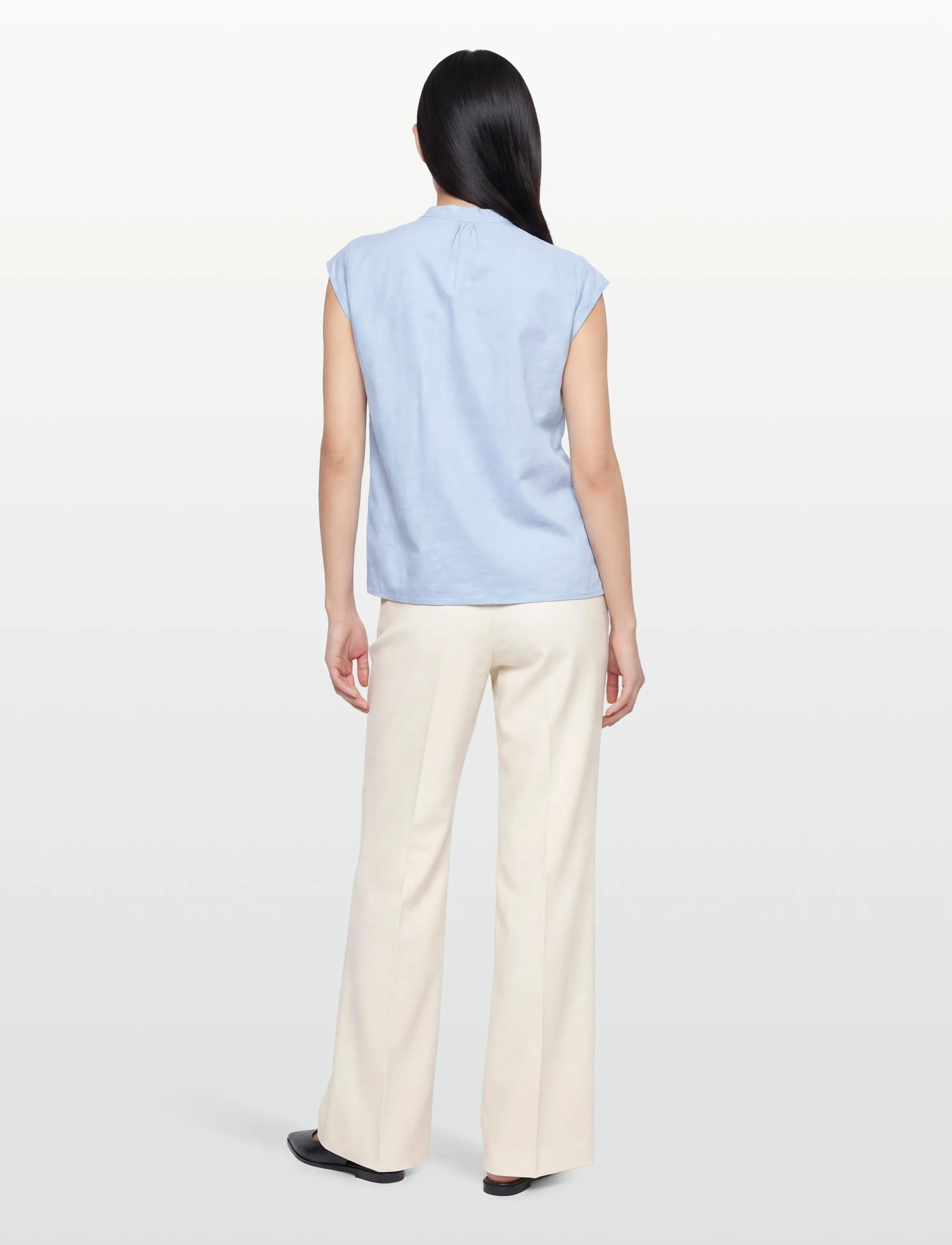 Levete Room - LR-NAJA - short-sleeved blouses - 6250 windsurfer - 4