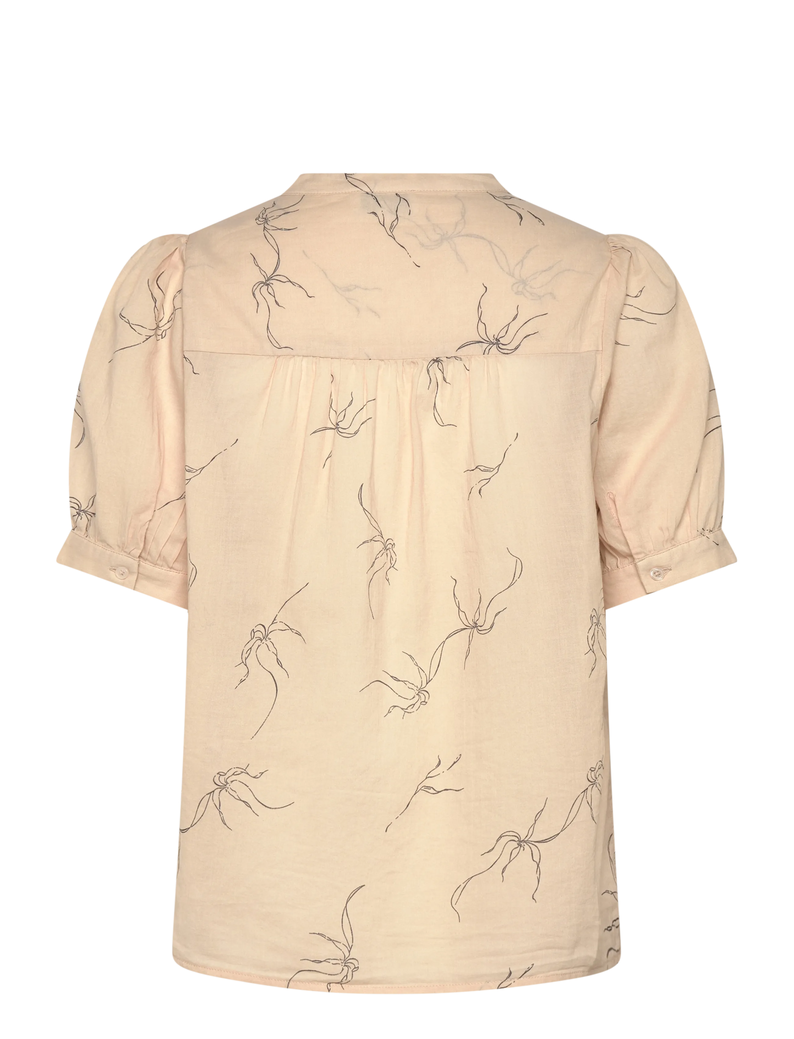 Levete Room - LR-PORTIA - kortærmede bluser - 4049c - crystal pink combi - 2