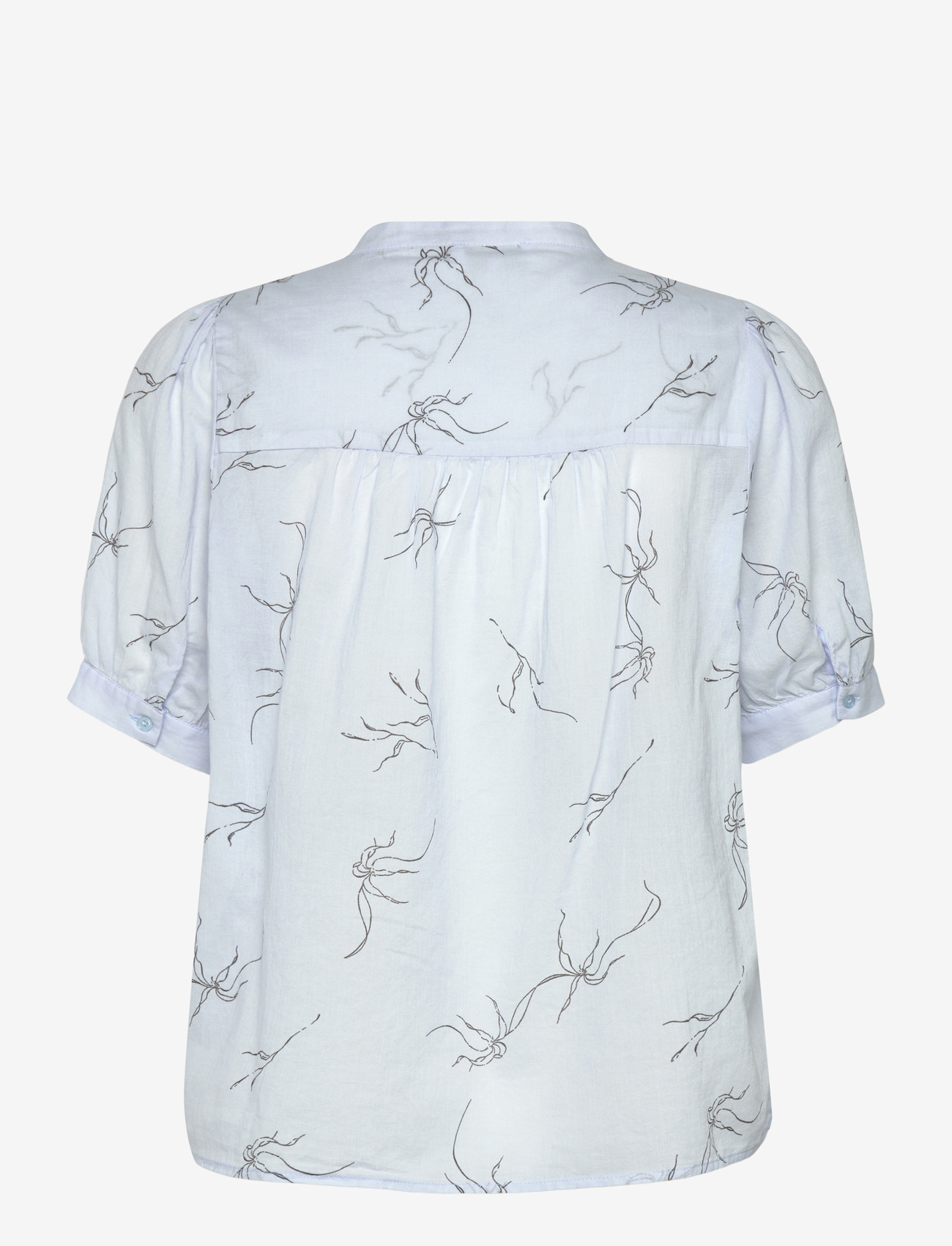 Levete Room - LR-PORTIA - kurzämlige blusen - 6262c - heather combi - 2
