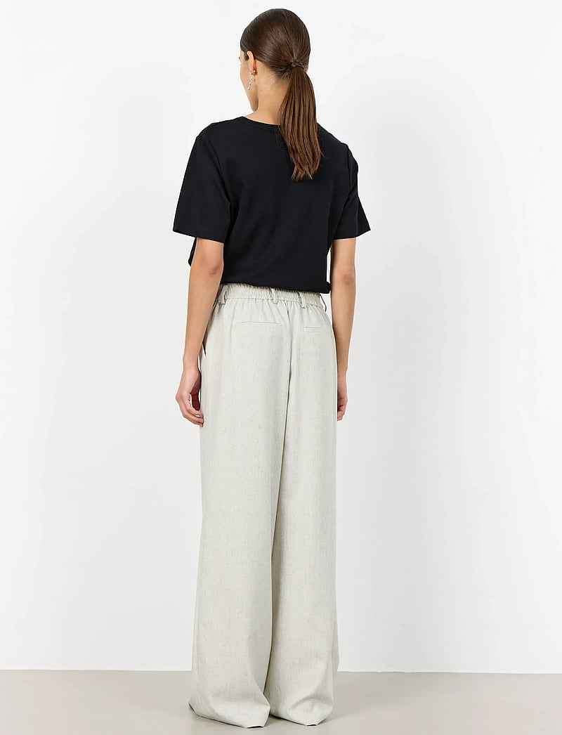 Levete Room - LR-PORTER - hosen mit weitem bein - 1195c - island fossil combi - 4