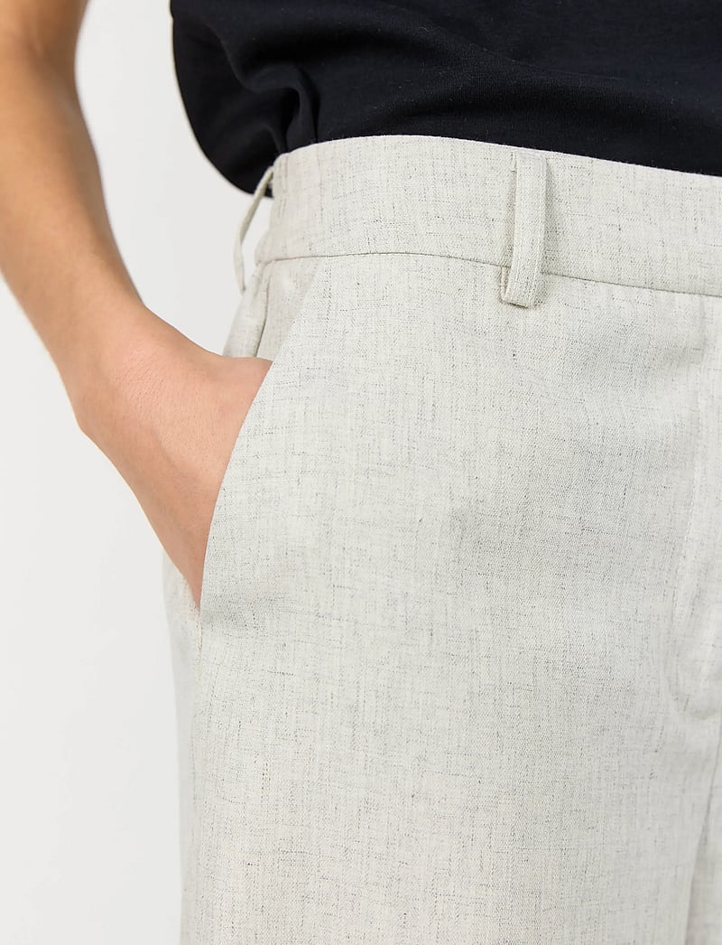 Levete Room - LR-PORTER - hosen mit weitem bein - 1195c - island fossil combi - 5