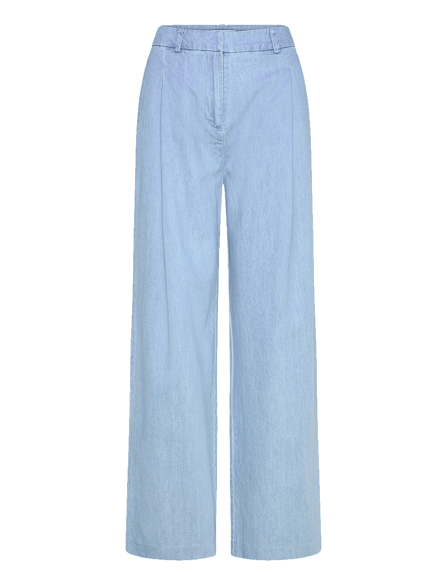 Levete Room - LR-PIETTA - vida byxor - 2085 - mid blue denim - 1