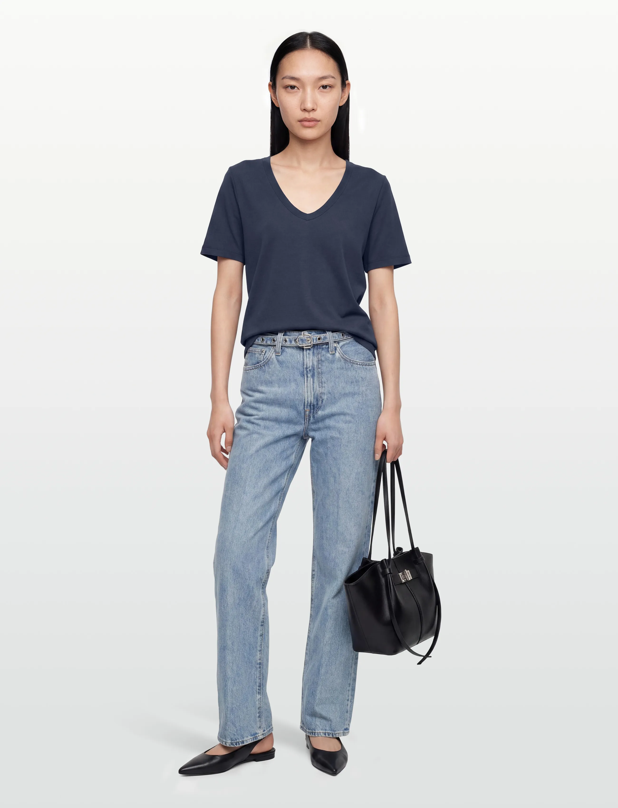 Levete Room Lr-Paloma, M, White, T-Shirts & Toppe > Kortærmede, Dame