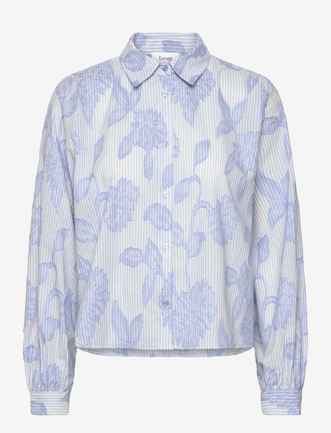 Levete Room - LR-PISA - langærmede skjorter - 6262c - heather combi - 0