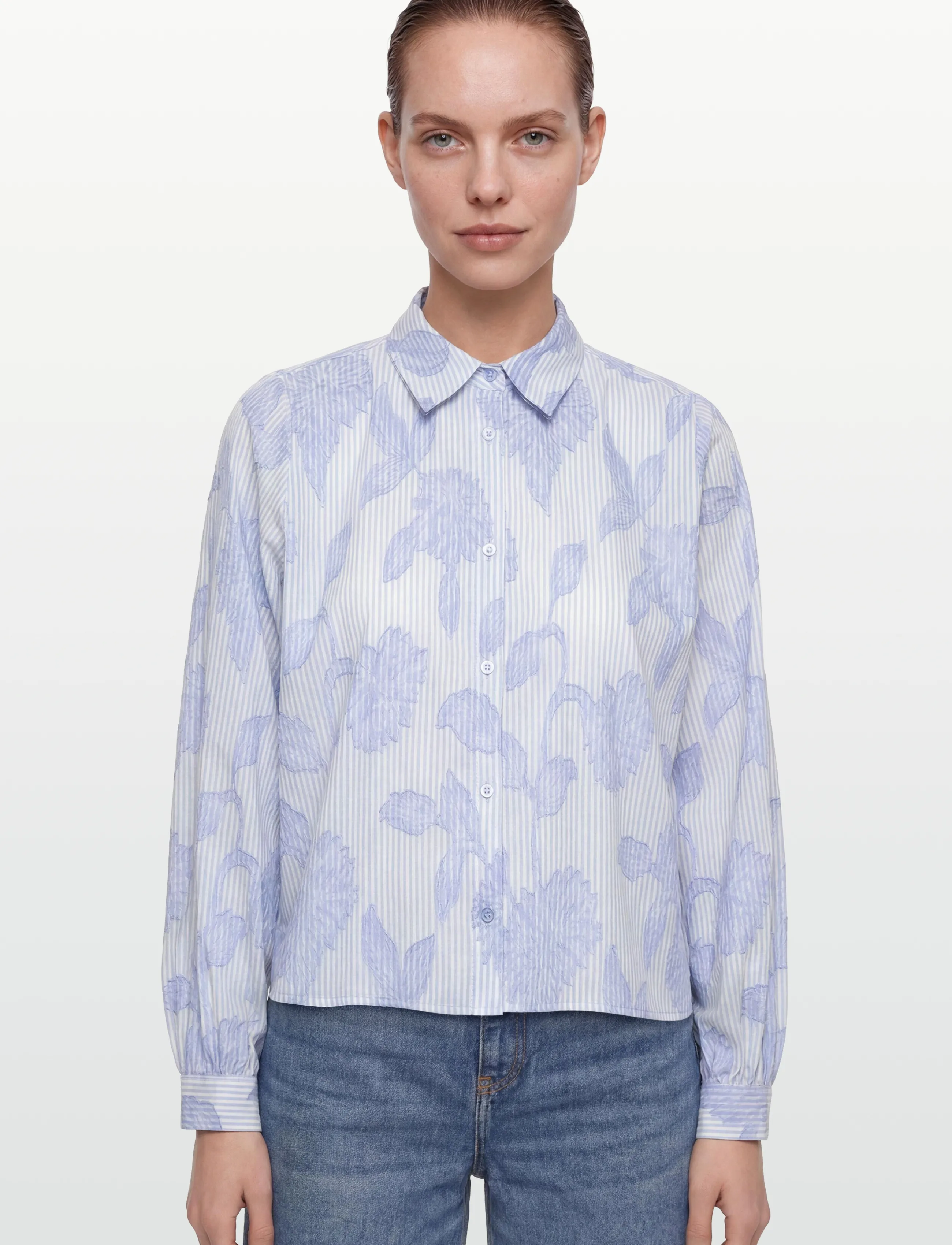 Levete Room - LR-PISA - pikkade varrukatega särgid - 6262c - heather combi - 3