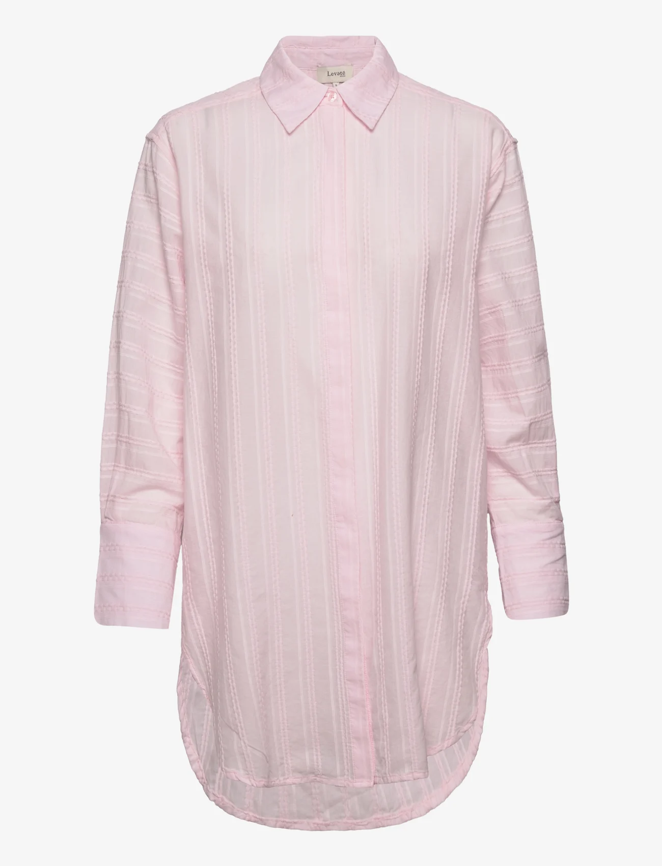 Levete Room - LR-SADDIE - langärmlige hemden - l415 - seashell pink - 0