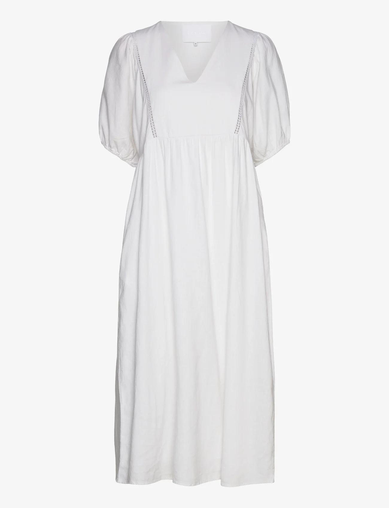 Levete Room - LR-NAJA - sukienki koszulowe - l100 - white - 0