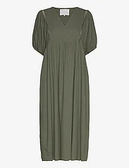 Levete Room - LR-NAJA - marškinių tipo suknelės - l737 - moss green - 0