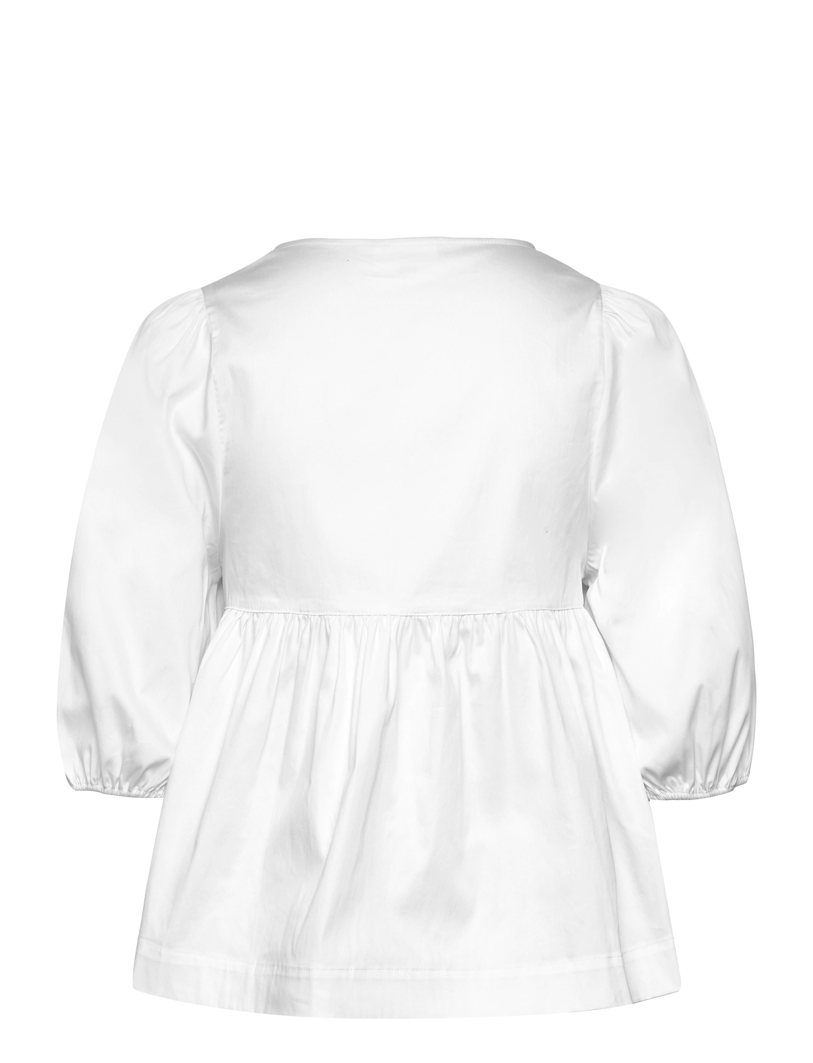 Levete Room - LR-ISLA SOLID - kortærmede bluser - l100 - white - 1