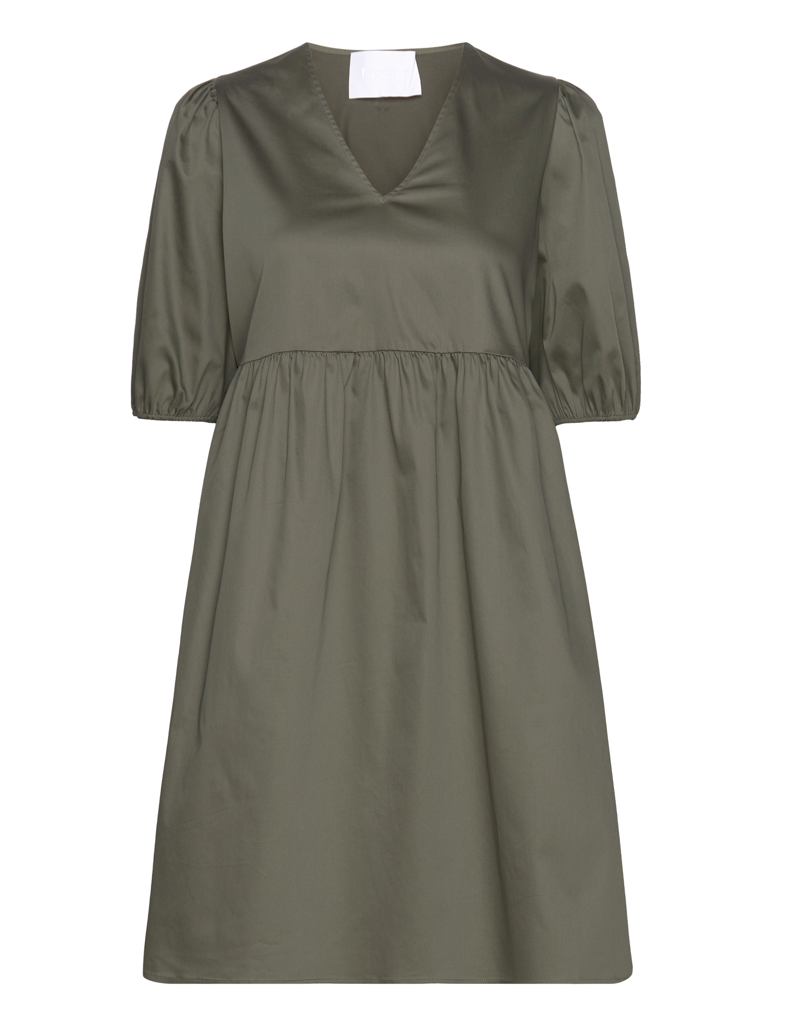Levete Room LR-ISLA SOLID - Kjoler - L737 - MOSS GREEN / khaki/green