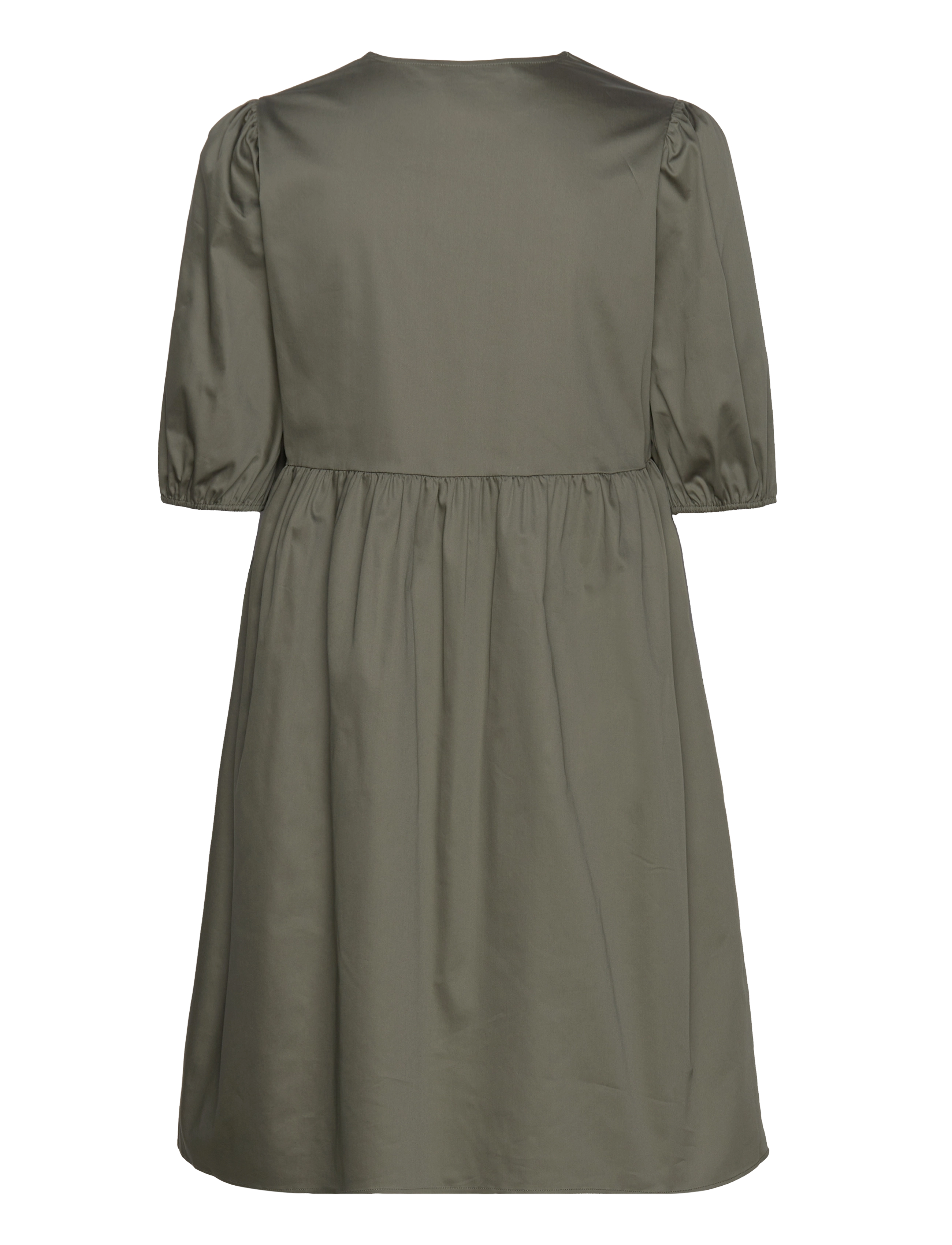 Levete Room - LR-ISLA SOLID - kurze kleider - l737 - moss green - 1