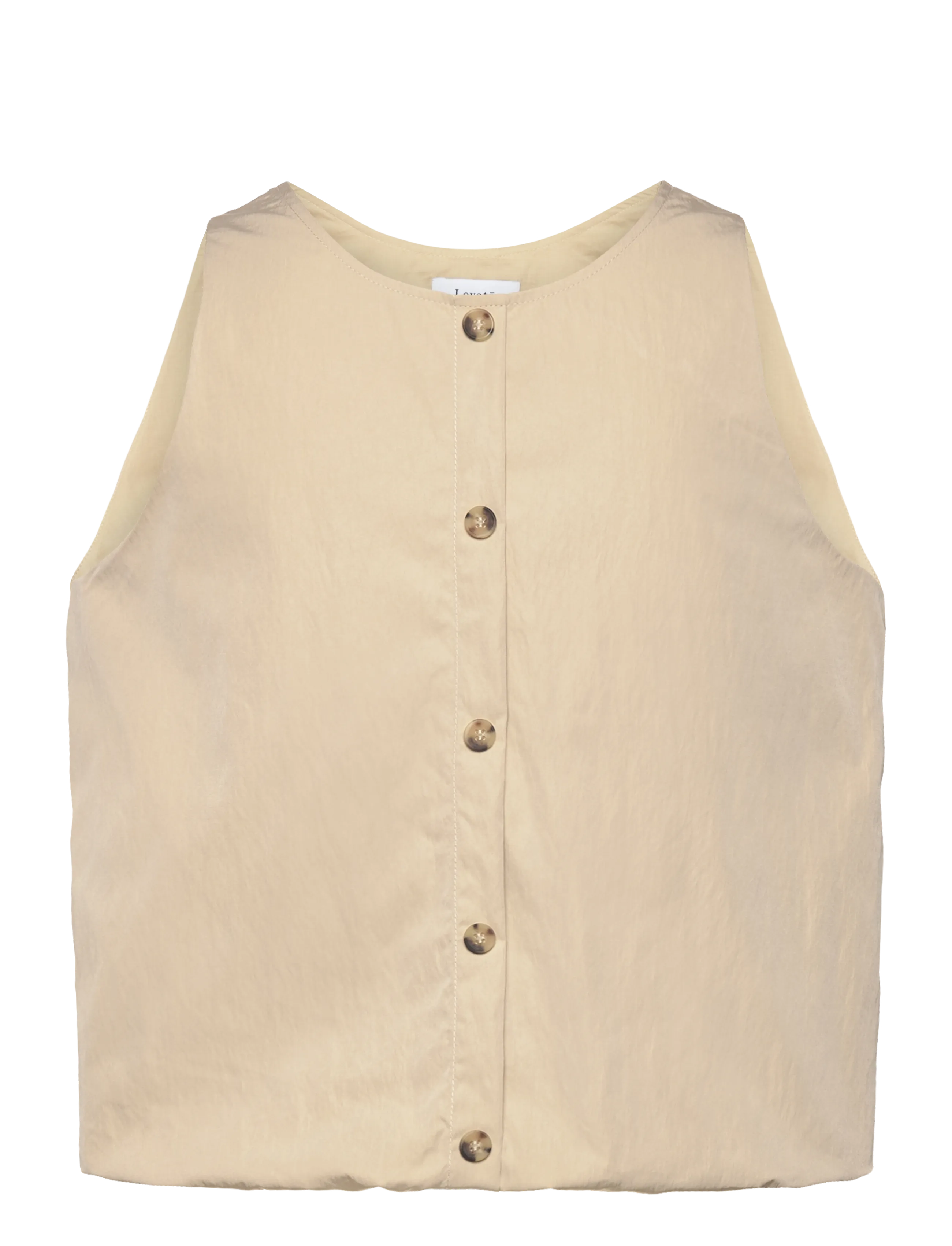 Levete Room - LR-LEA - Ærmeløse bluser - l181 - beach sand - 1