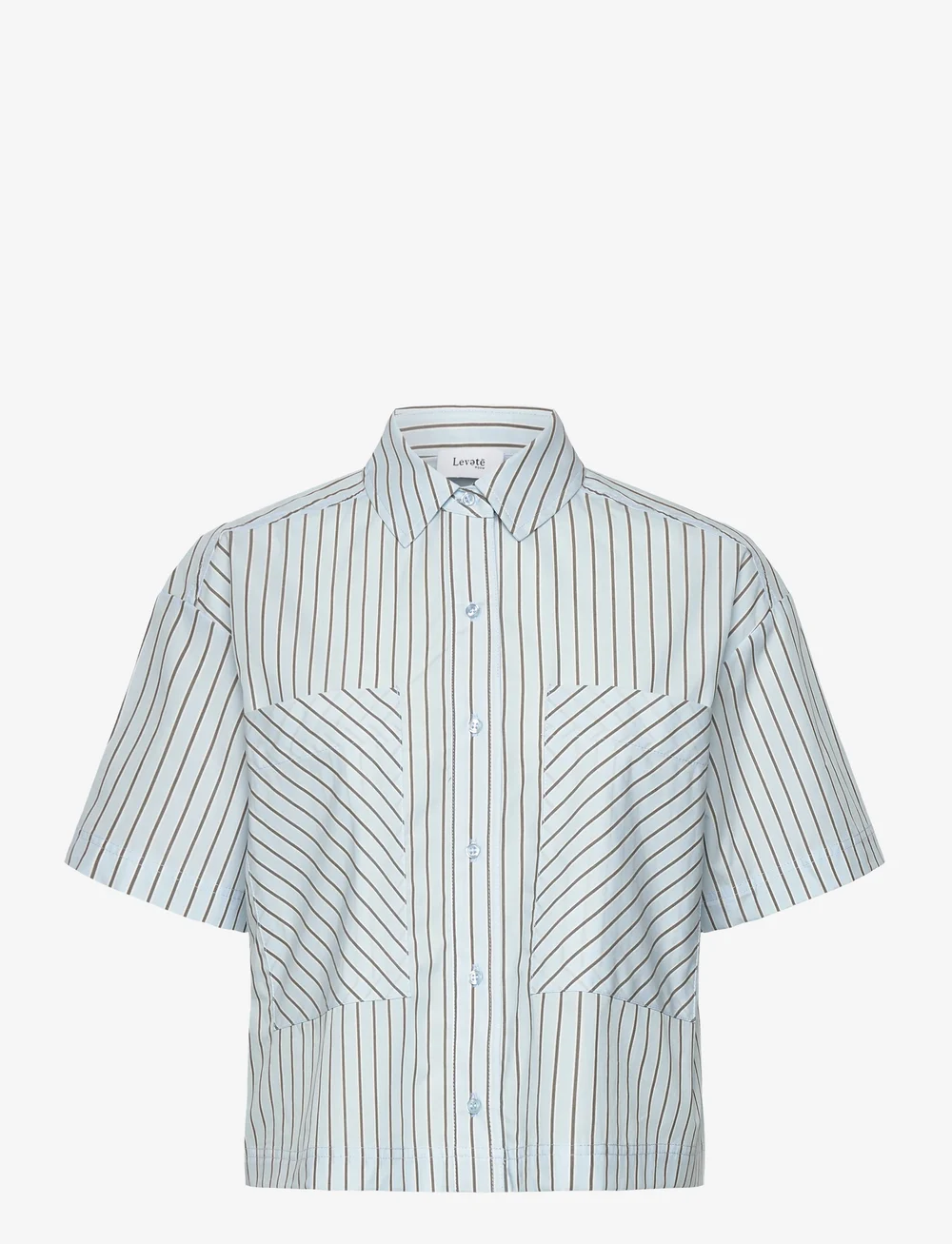 Levete Room - LR-LAUREN - kurzärmlige hemden - l263c - nordic breeze combi - 0