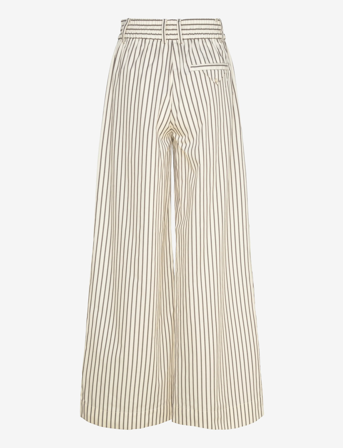 Levete Room - LR-LUCILLA - hosen mit weitem bein - l895c - chocolate combi - 1