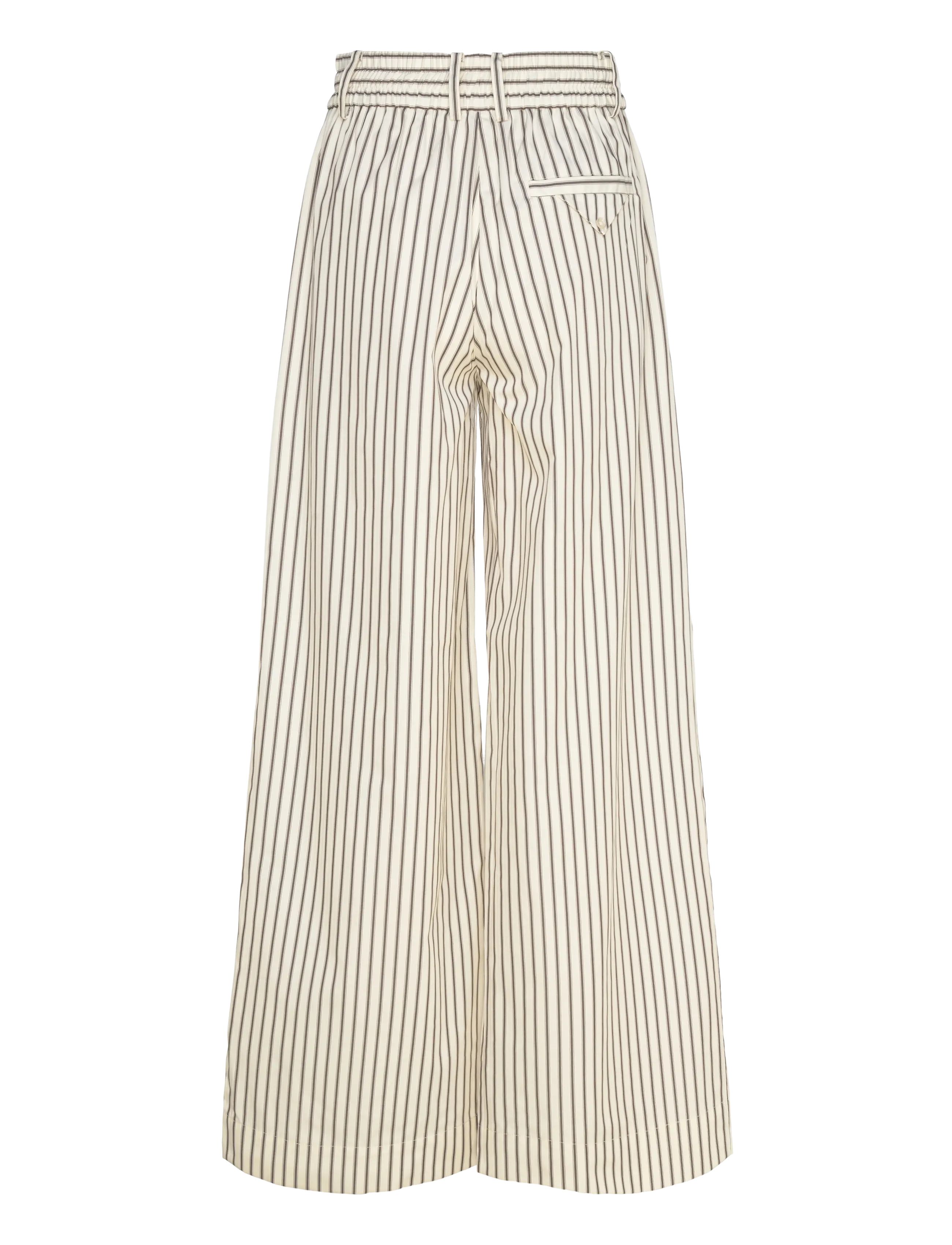 Levete Room - LR-LUCILLA - hosen mit weitem bein - l895c - chocolate combi - 1