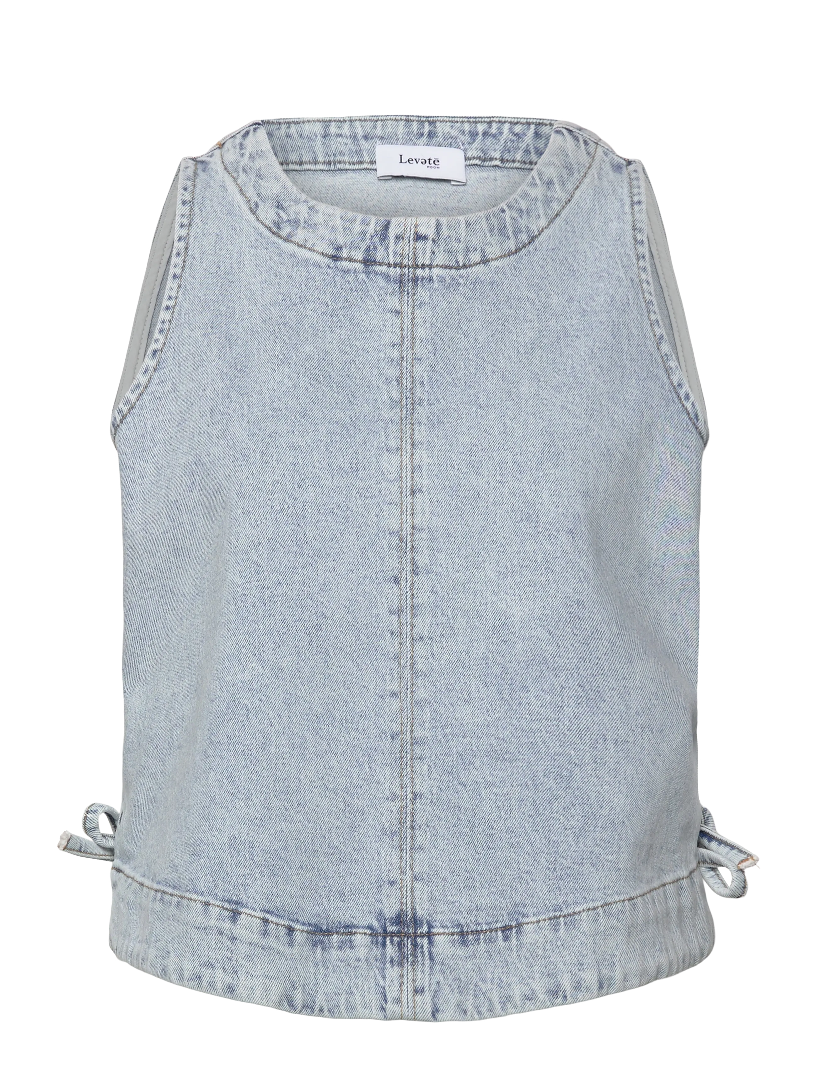 Levete Room Lr-Kosa, Kvinder, Denim Vest, Blå, Str: M