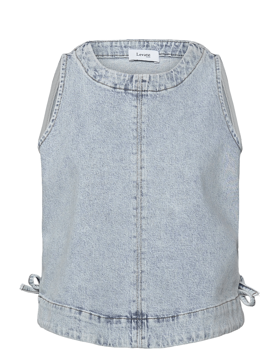 Levete Room - LR-KOSA - Ärmellose blusen - l650 - breezy blue - 0