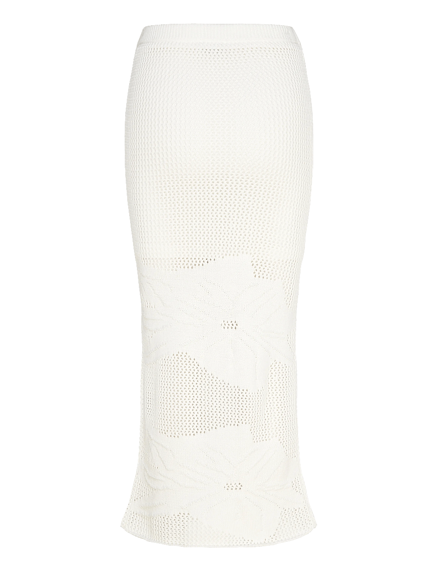 Levete Room - LR-LIAN - strikkede nederdele - l101 - star white - 1
