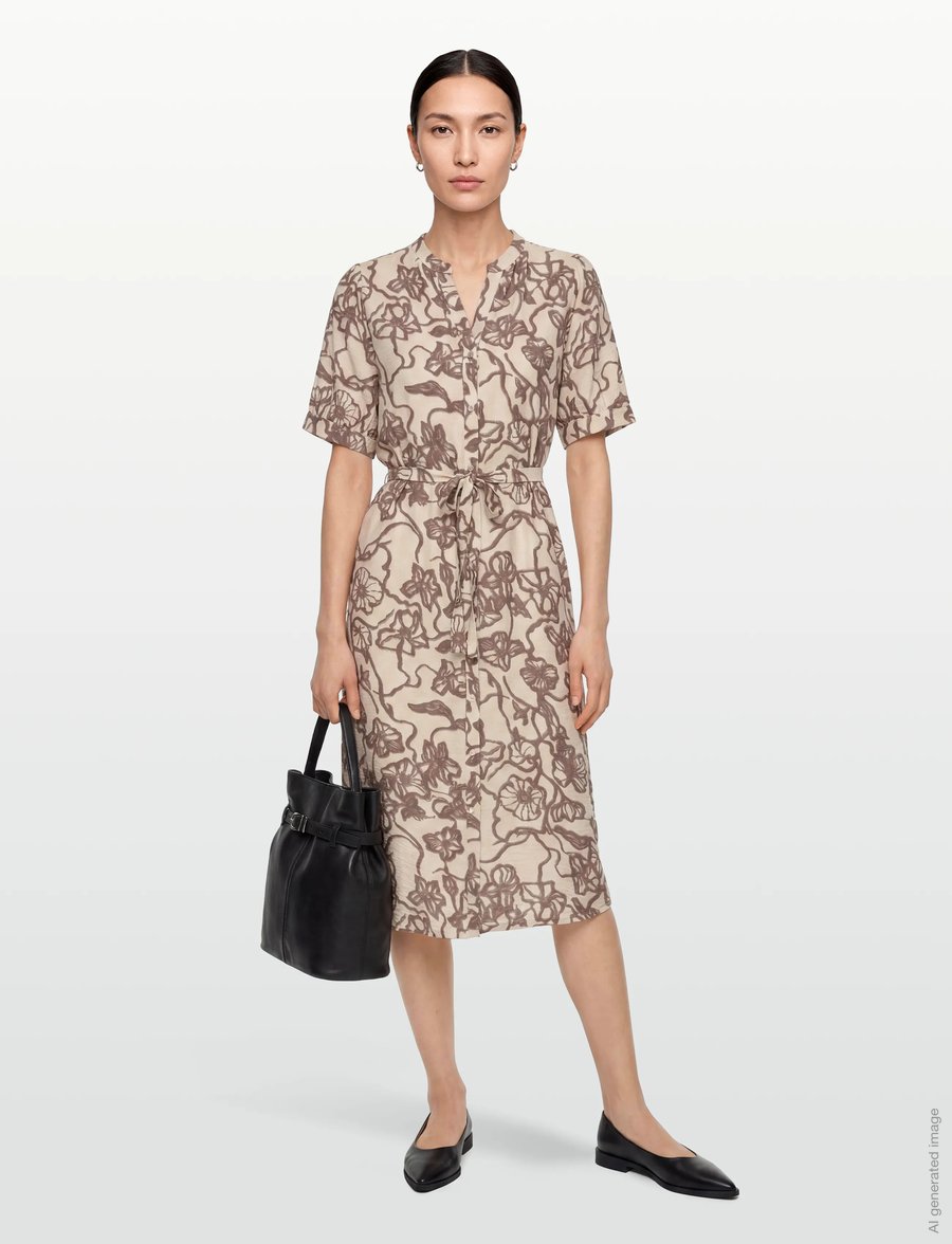 Levete Room - LR-RYA - vasarinės suknelės - 1185c - turtledove combi - 0