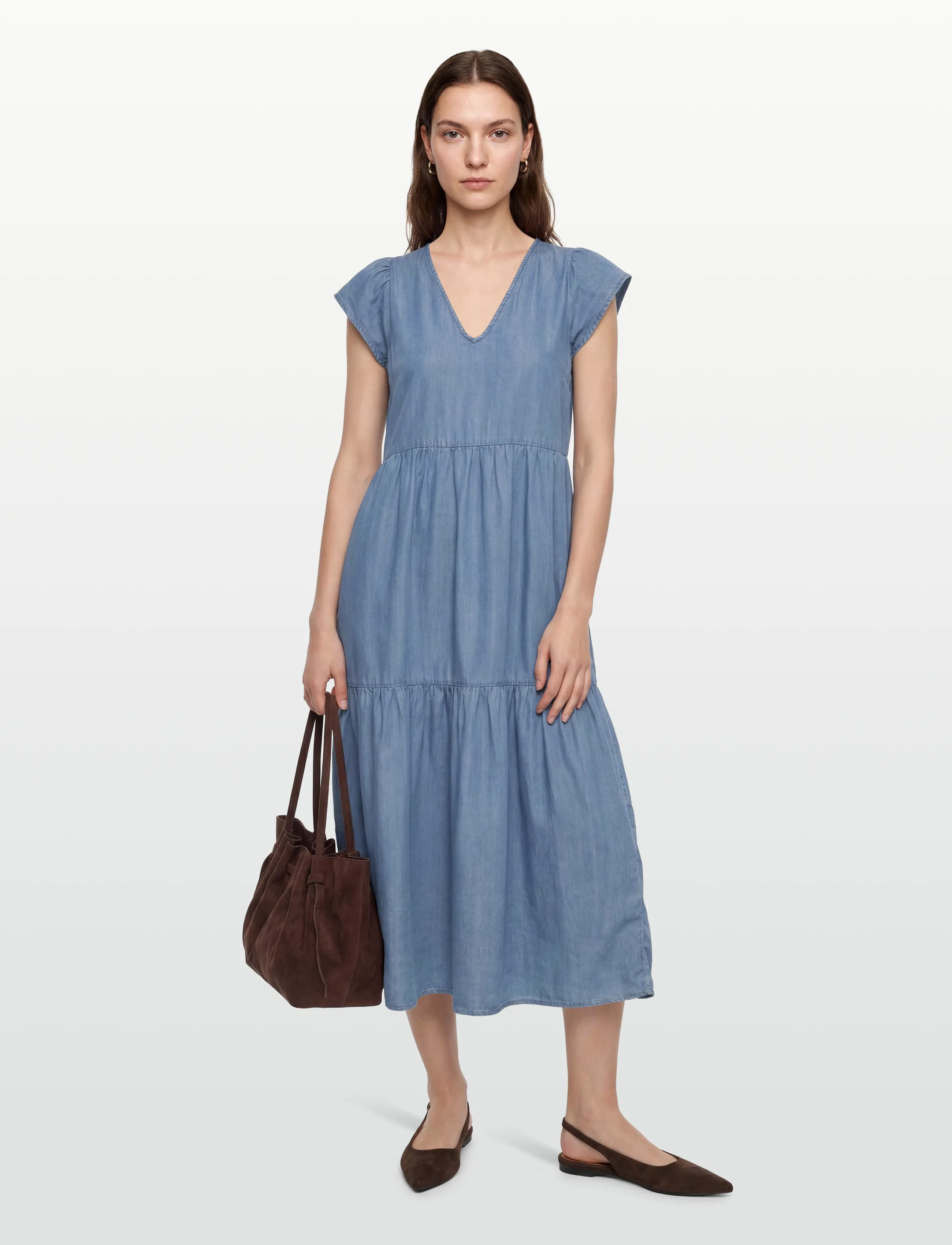 Levete Room Lr-Rora, XL, Dresses, Blau - Maxi Dress, Frauen