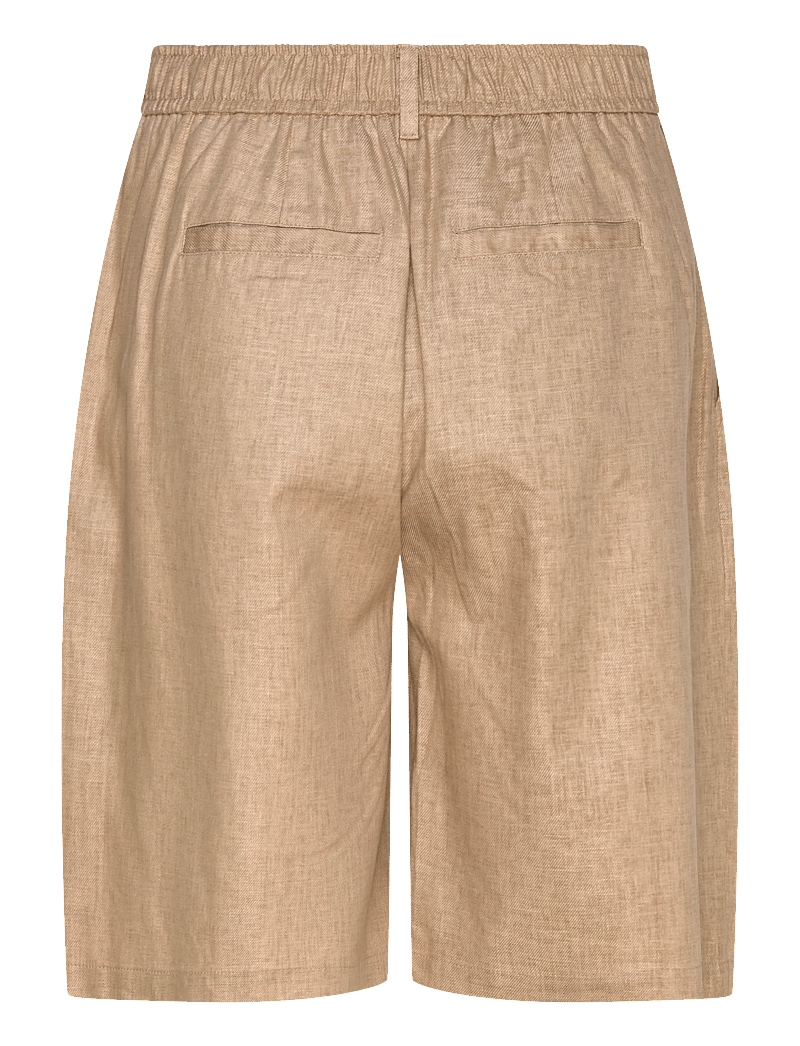 Levete Room - LR-RIOT - leinen-shorts - 91020 - plaza taupe mel. - 1