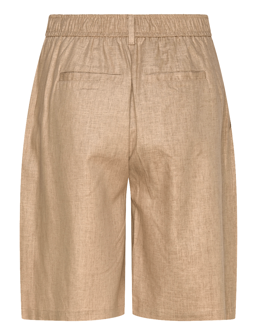 Levete Room - LR-RIOT - lniane spodenki - 91020 - plaza taupe mel. - 2