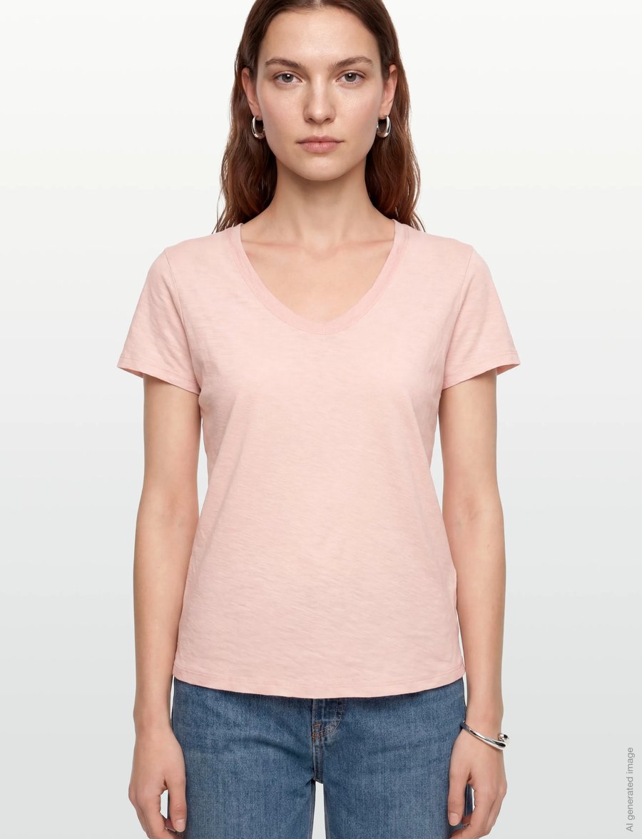 Levete Room - LR-ANY - t-shirts - 4119 - veiled pink - 3