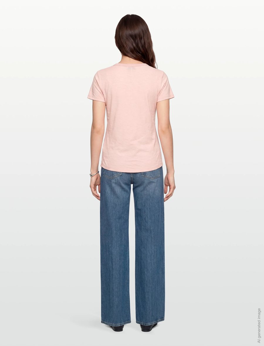 Levete Room - LR-ANY - t-shirts - 4119 - veiled pink - 4
