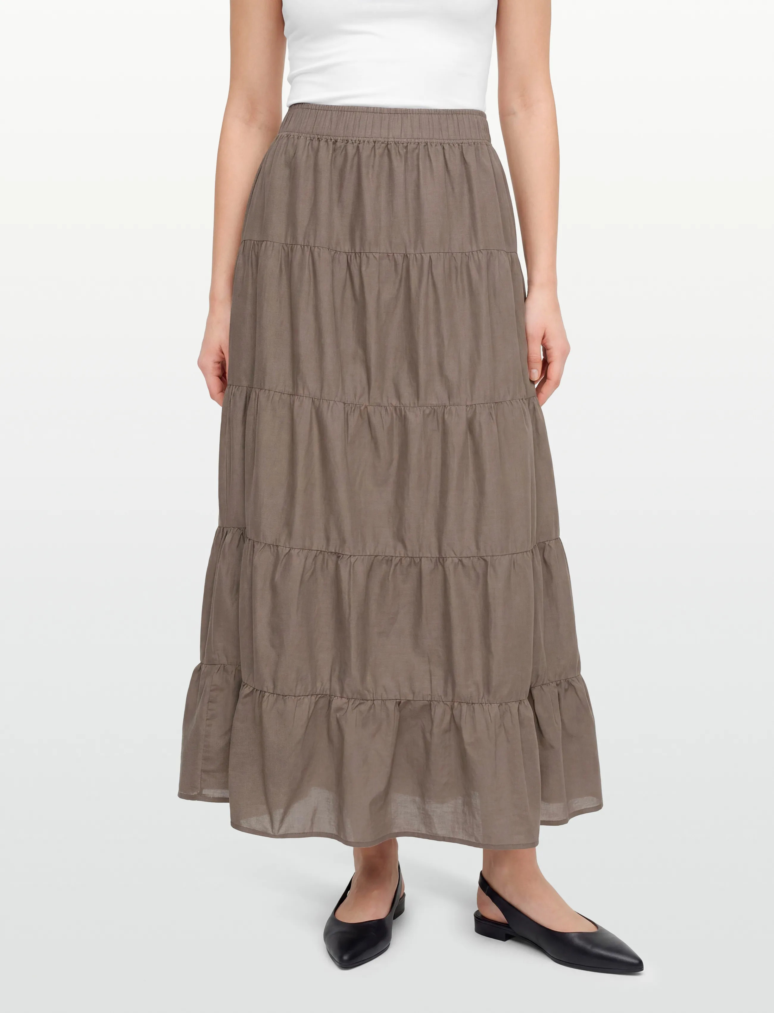 Levete Room - LR-ROSY - midi nederdele - 8500 - fossil - 3