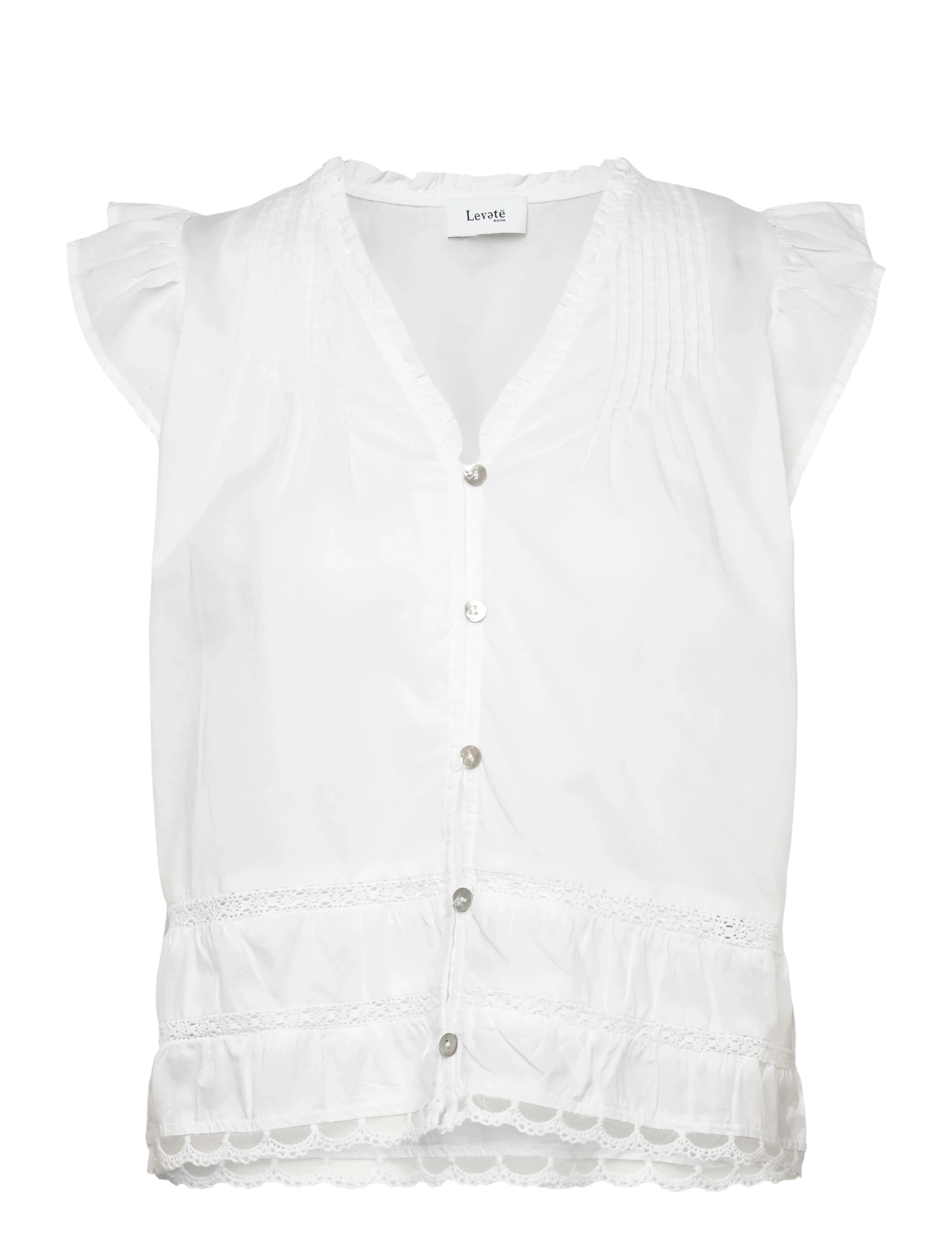 LEVETE ROOM Lr-Rosy Weiß - M - Damen