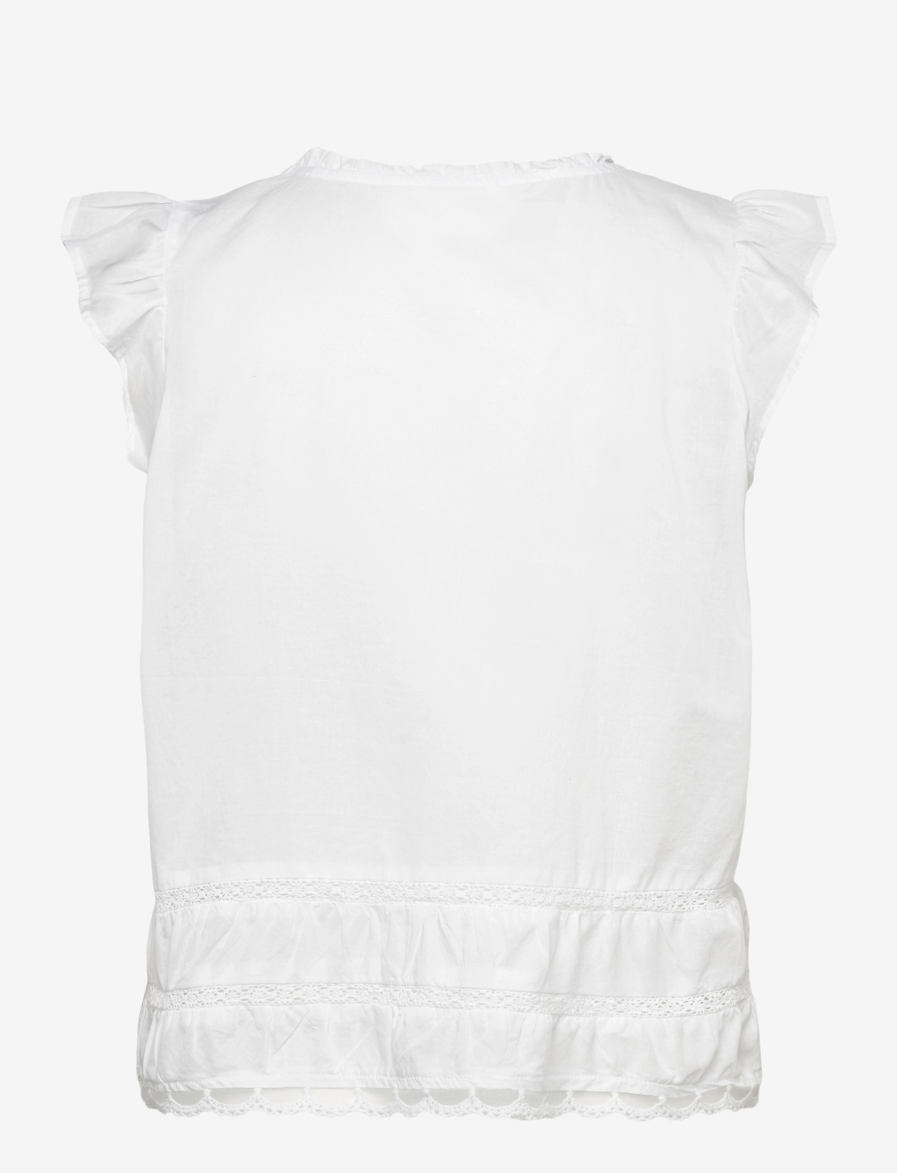 Levete Room - LR-ROSY - kurzämlige blusen - 1000 white - 1