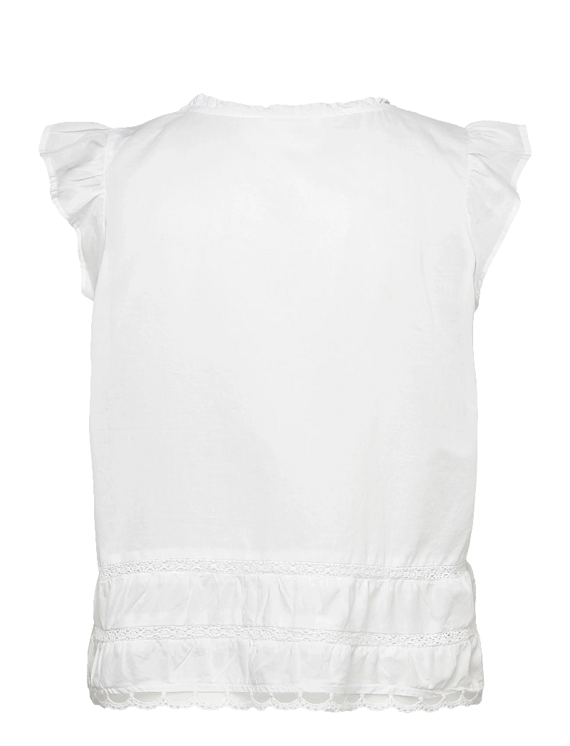 Levete Room - LR-ROSY - kurzämlige blusen - 1000 white - 1