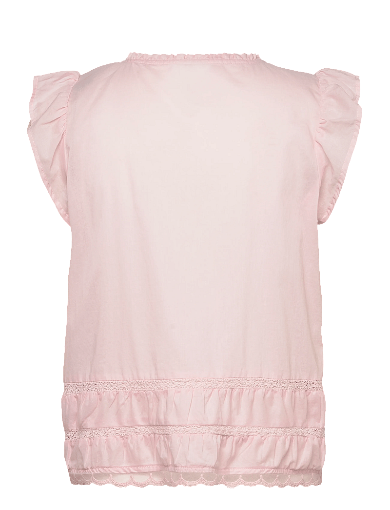 Levete Room - LR-ROSY - kortærmede bluser - 4119 - veiled pink - 2