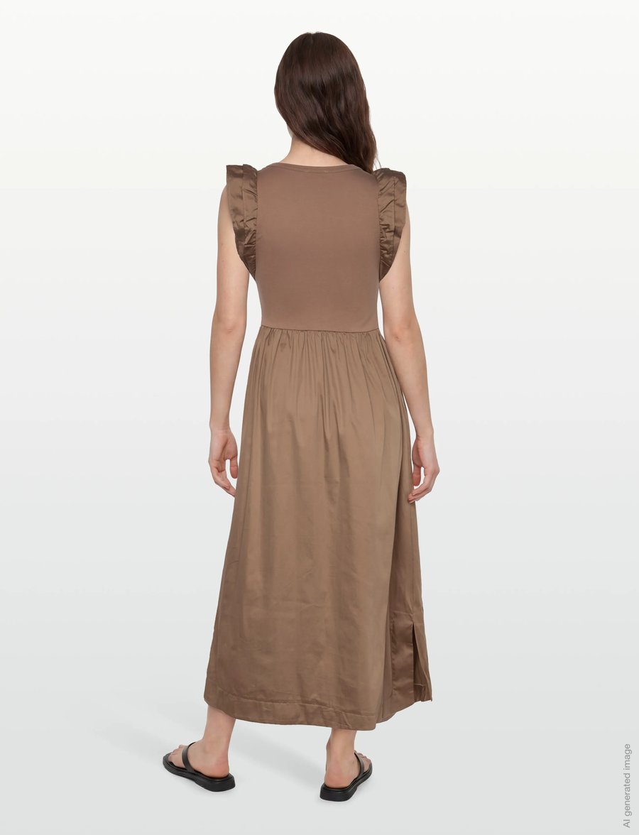 Levete Room - LR-KOWA - robes longues - 8500 - fossil - 4