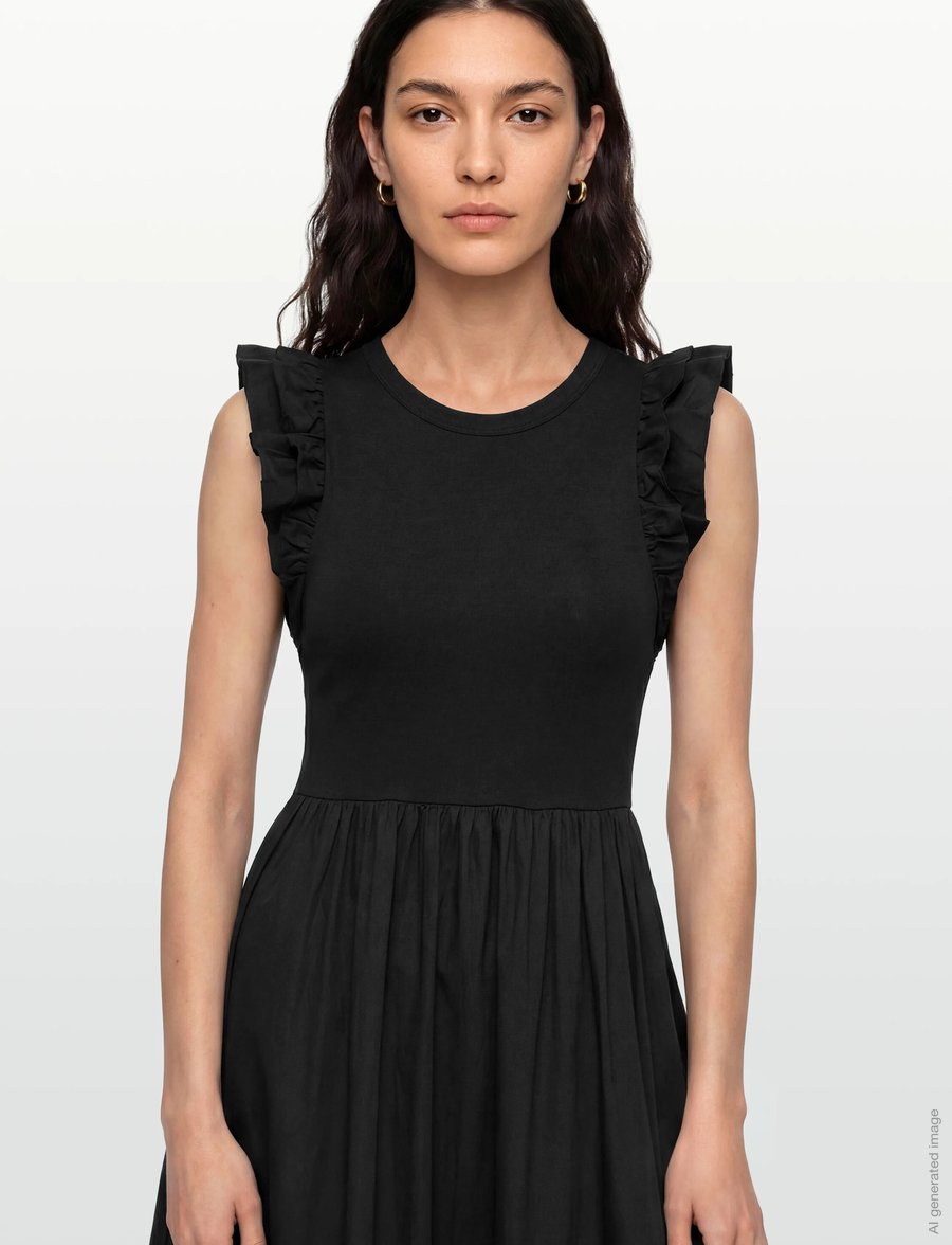 Levete Room - LR-KOWA - maxiklänningar - 9999 black - 3