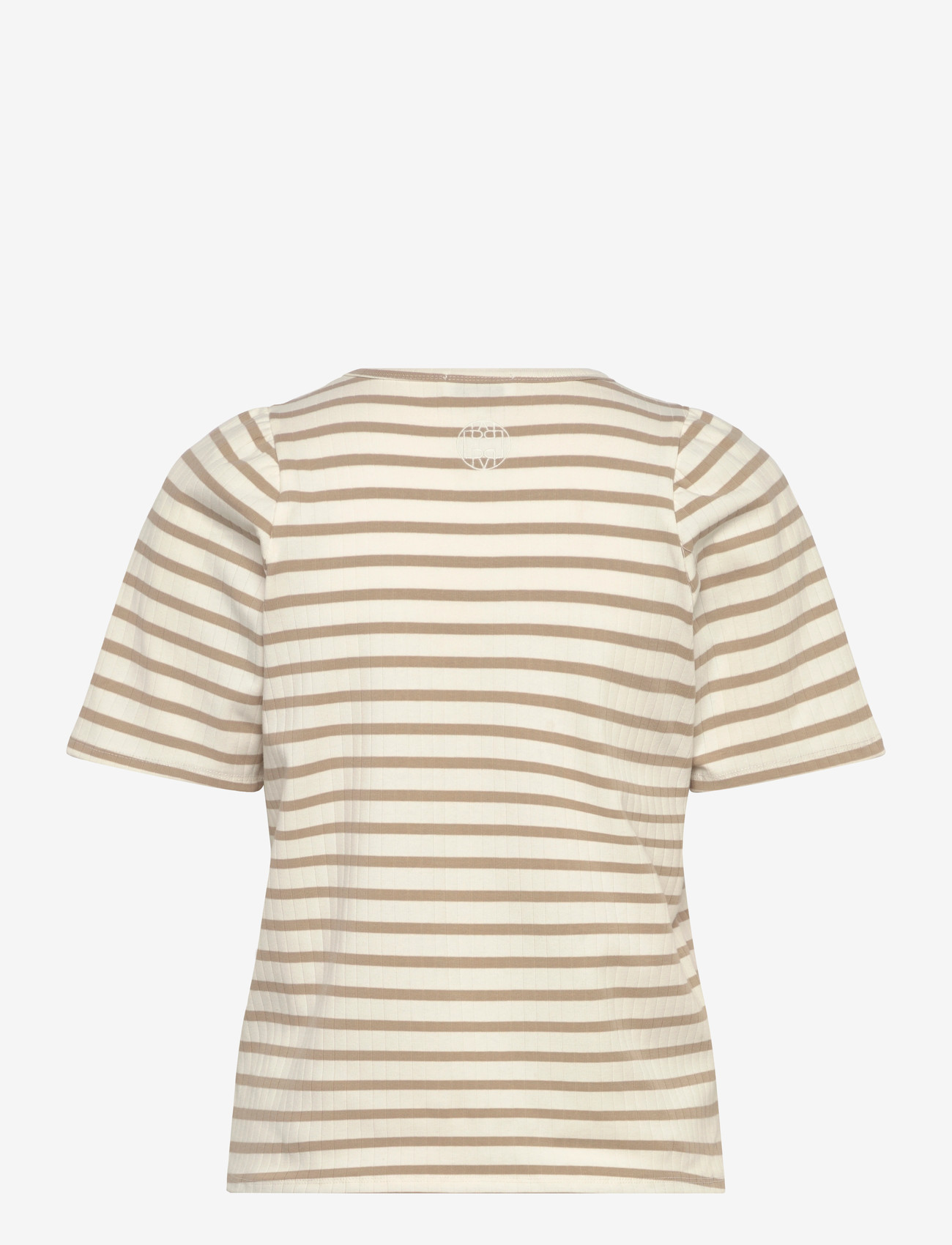 Levete Room - LR-NEDDIE - t-shirts - 1020c - plaza taupe combi - 1