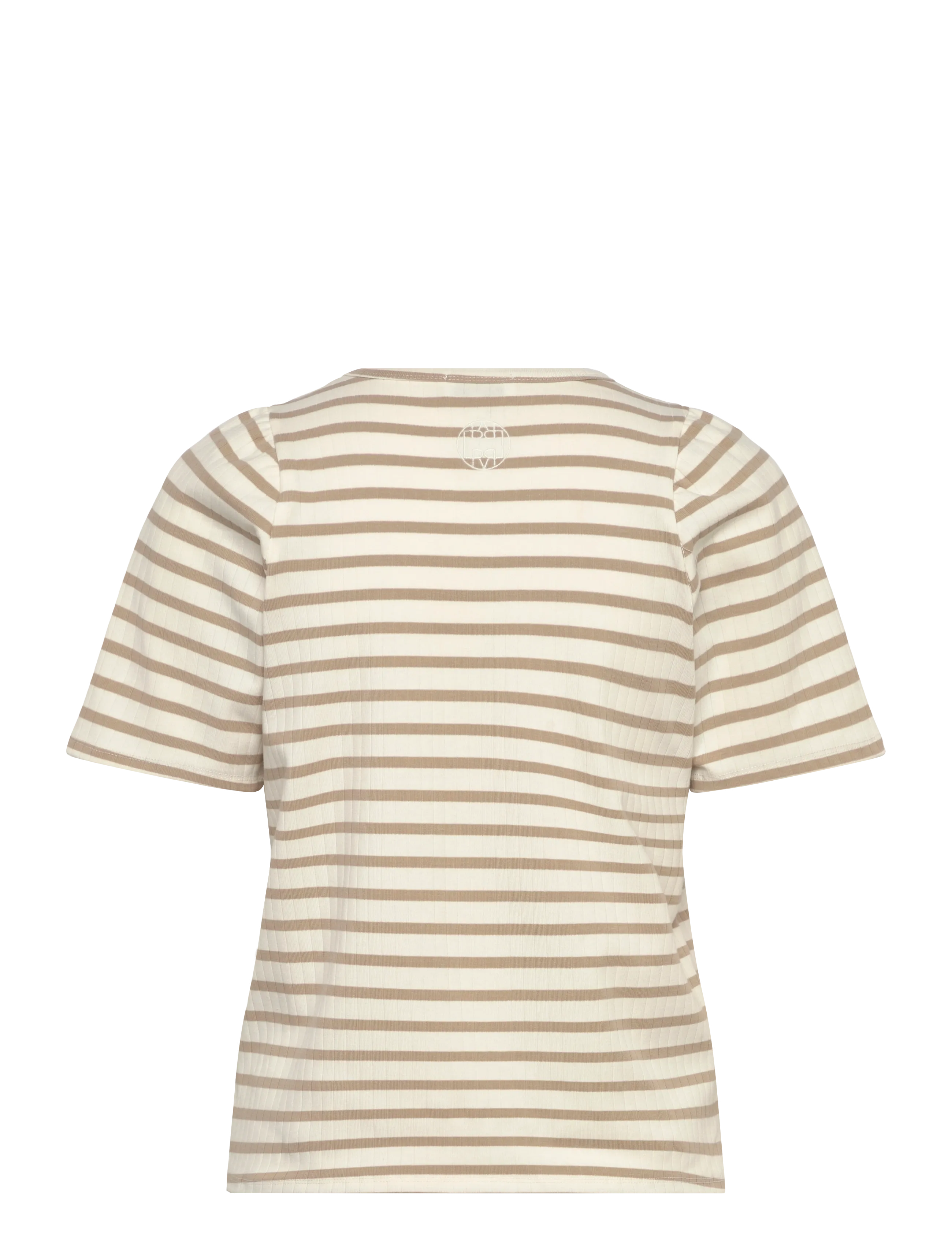 Levete Room - LR-NEDDIE - t-shirts - 1020c - plaza taupe combi - 2