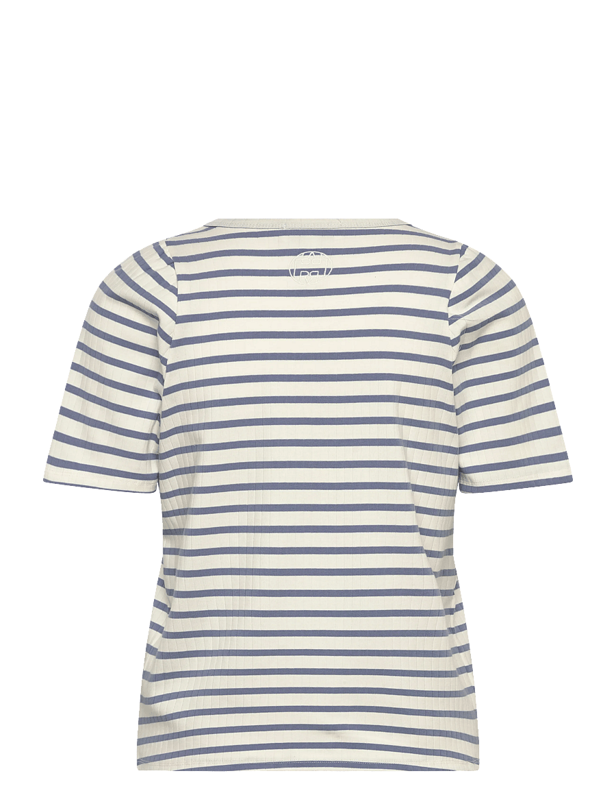 Levete Room - LR-NEDDIE - t-shirts - 6415c - stone wash combi - 1