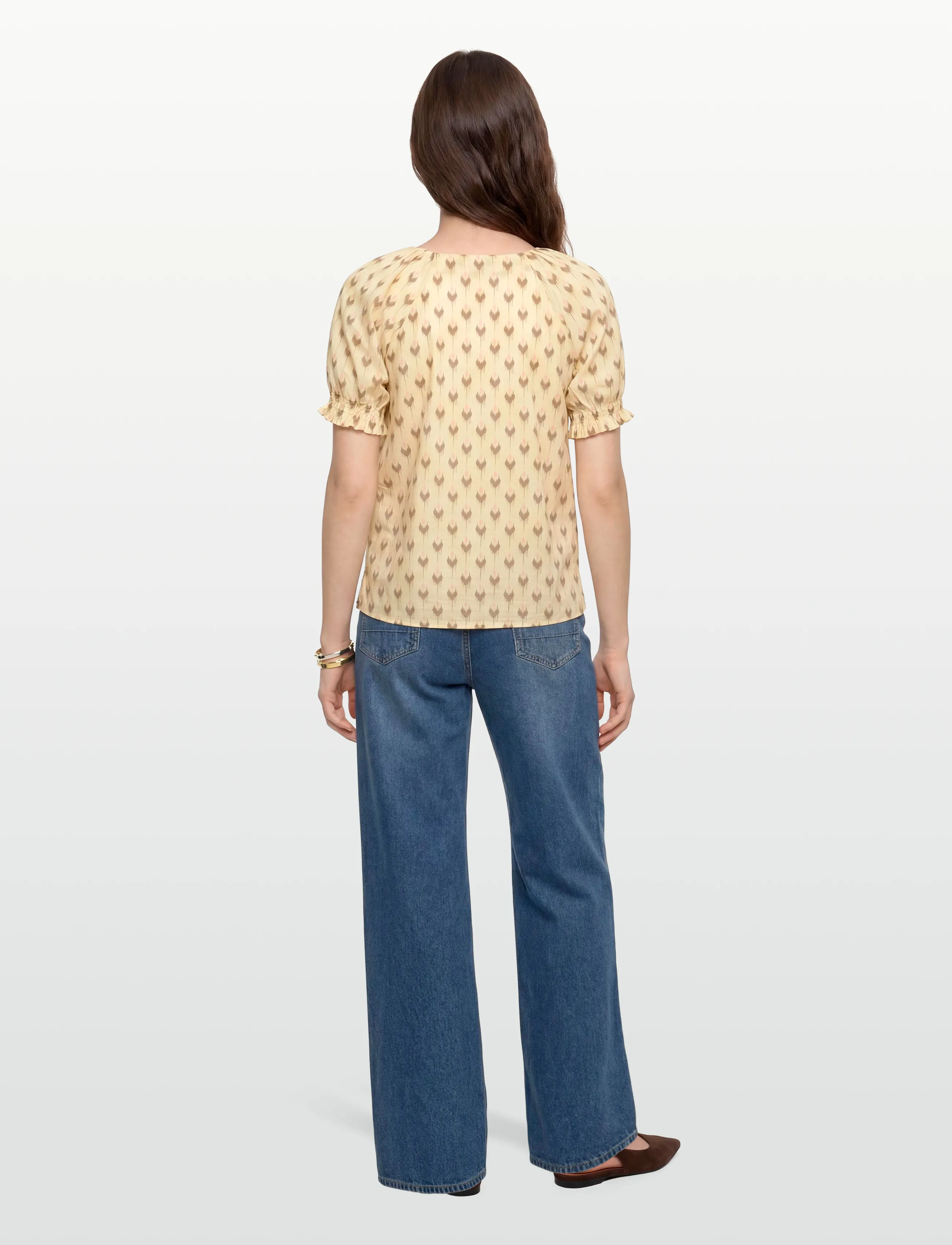 Levete Room - LR-RINNI - kortärmade blusar - 1185c - turtledove combi - 4