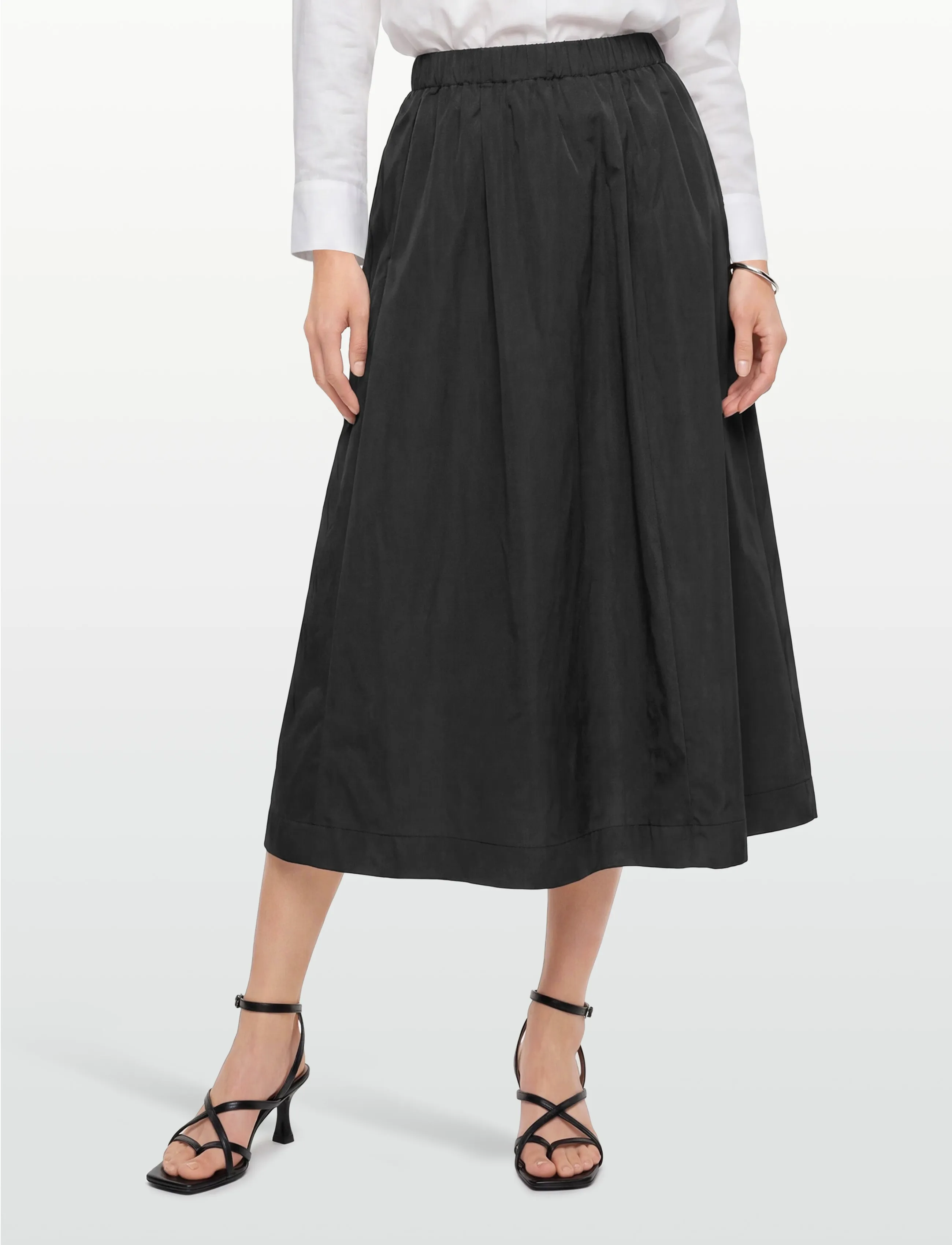 Levete Room - LR-LEA - midi röcke - 9999 black - 3