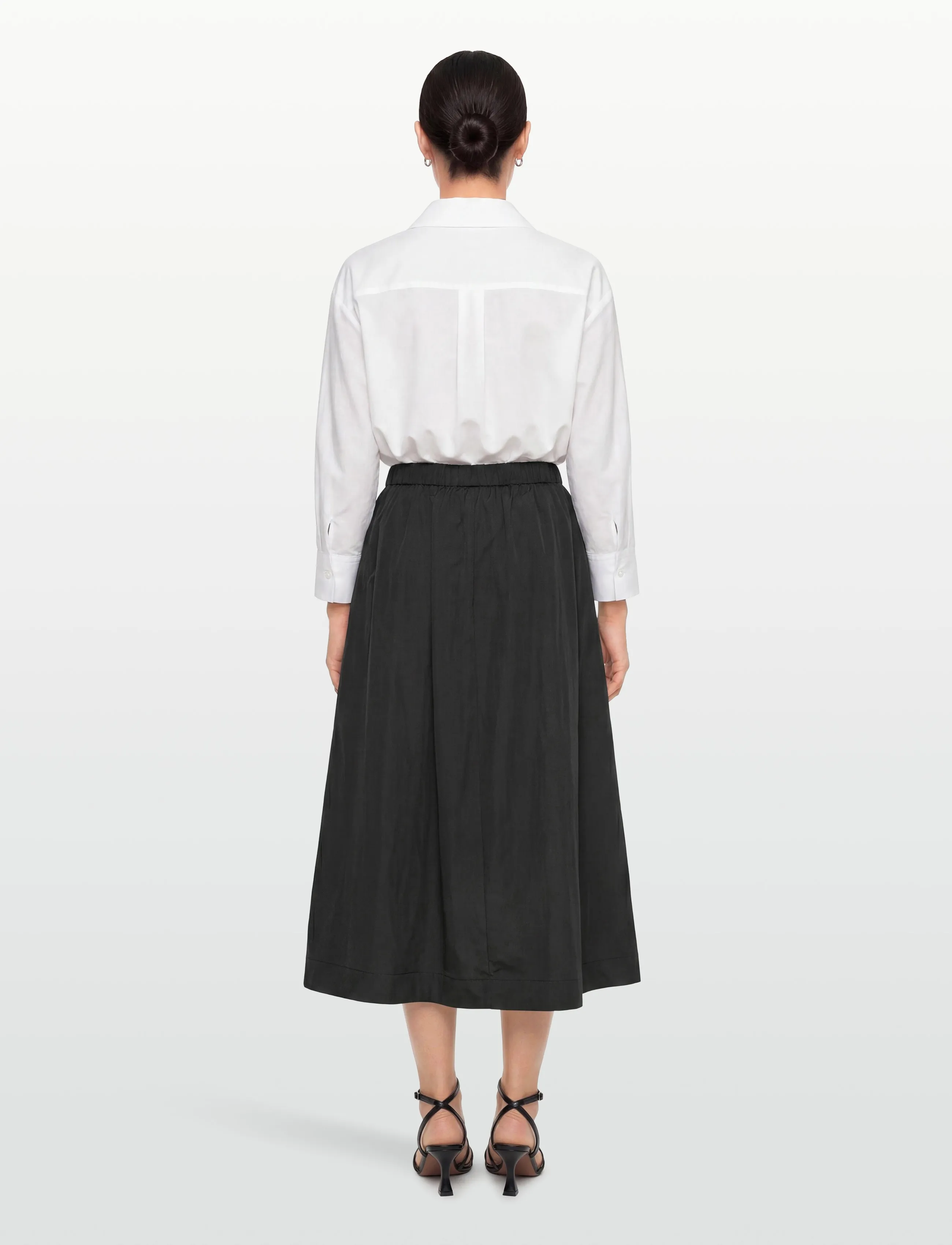 Levete Room - LR-LEA - midi röcke - 9999 black - 4