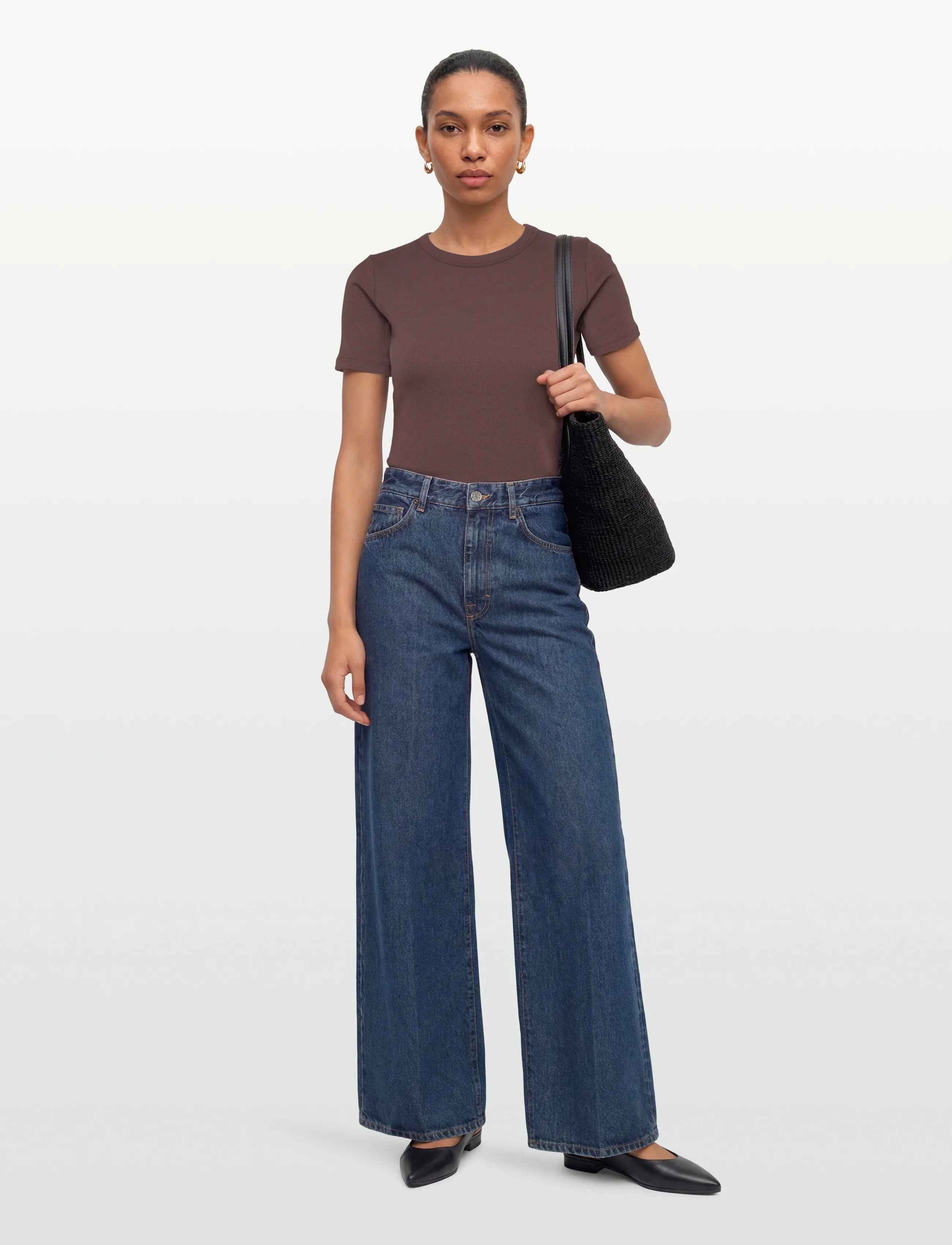 Levete Room Lr-Numbia, XS, T-shirts & Oberteile, Braun - Short-sleeved, Frauen