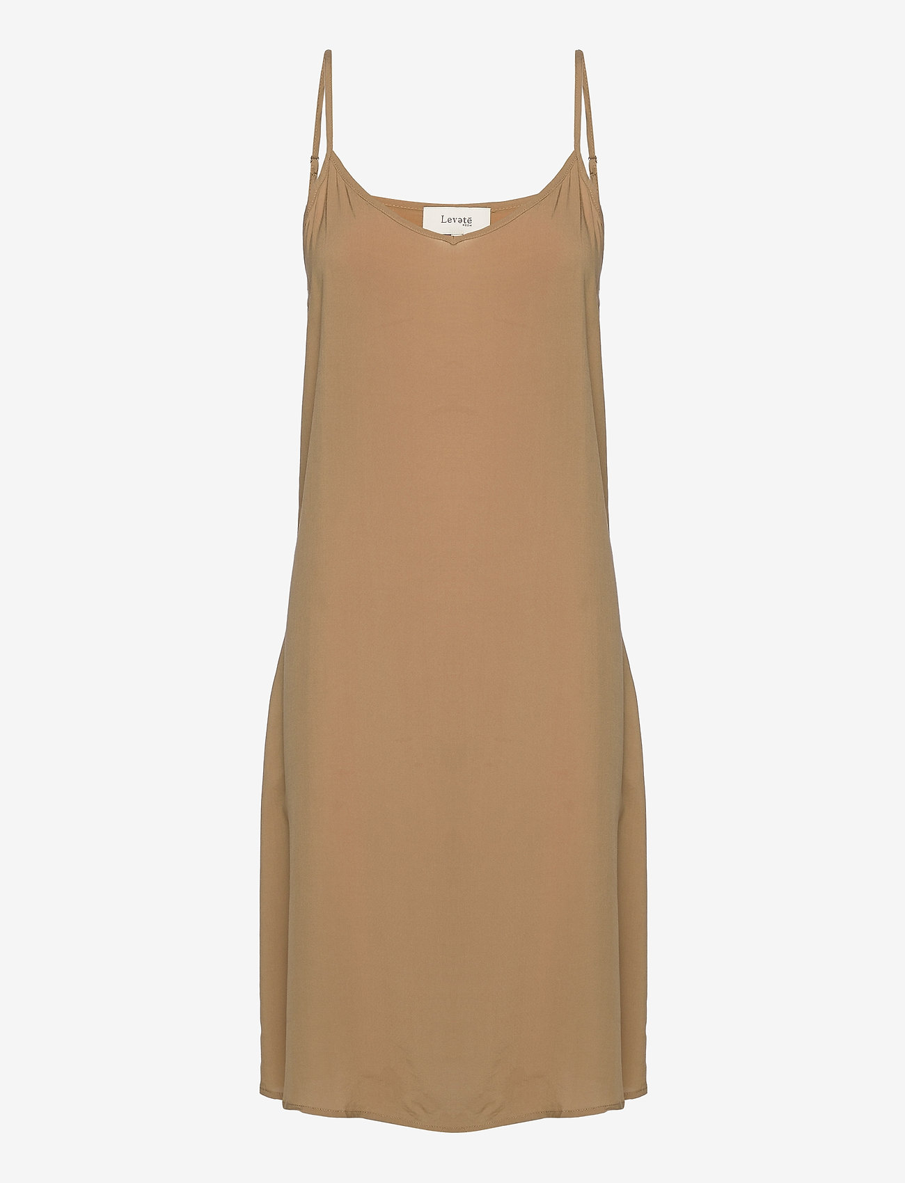 Levete Room - LR-KARLA - midi kjoler - l120c - caramel nut combi - 2