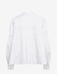 Levete Room - LR-ISLA SOLID - long-sleeved blouses - l100 - white - 1