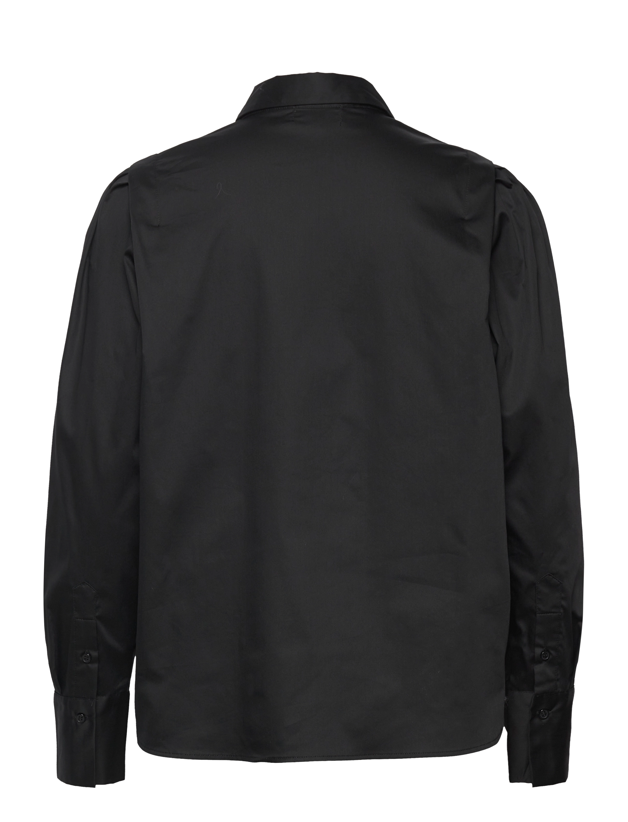 Levete Room - LR-ISLA SOLID - långärmade skjortor - l999 - black - 1