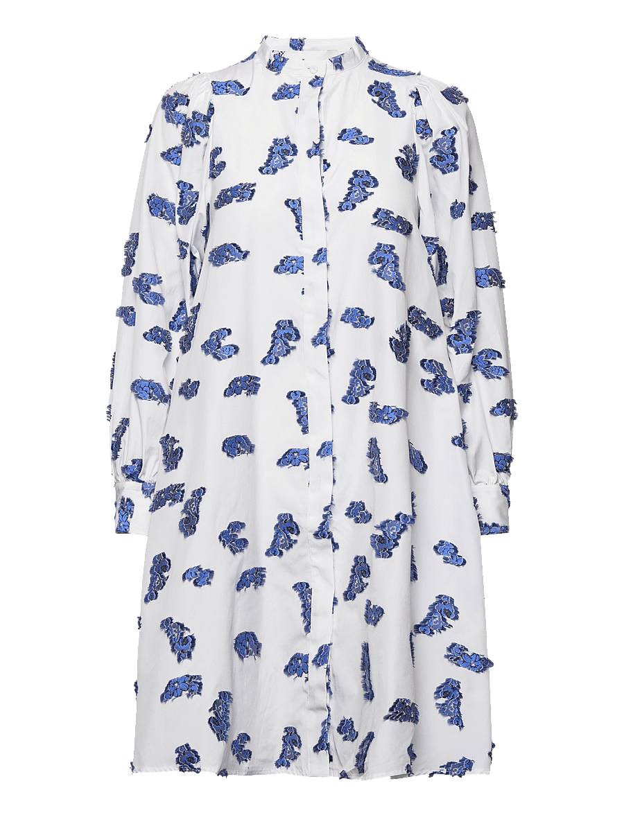 Levete Room - LR-VERLE - robes chemises - l100c - white combi - 0