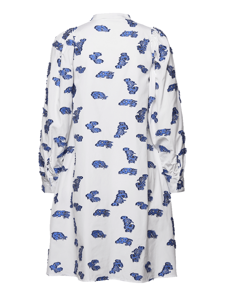 Levete Room - LR-VERLE - robes chemises - l100c - white combi - 1